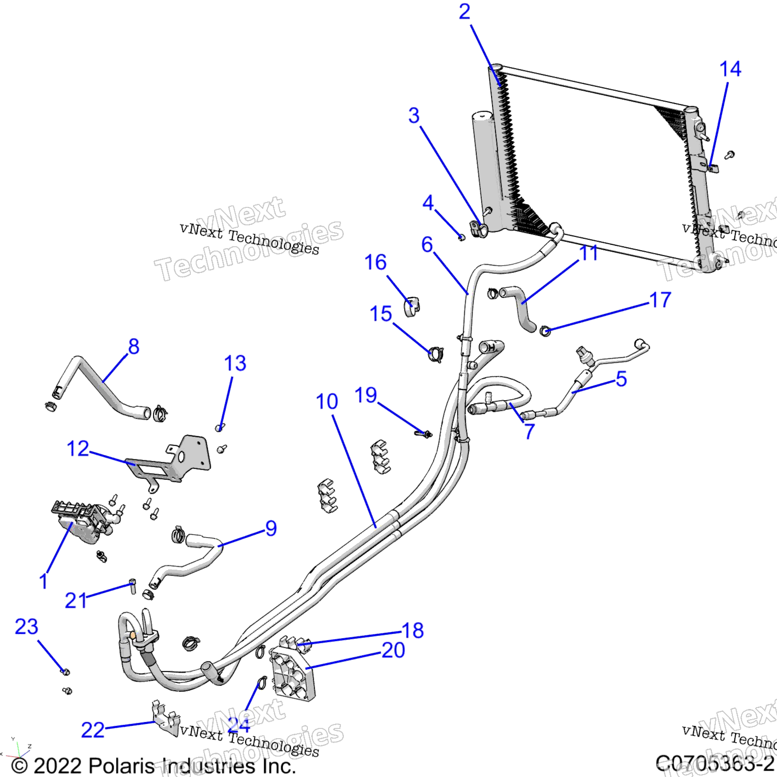 кузов Hvac Routings