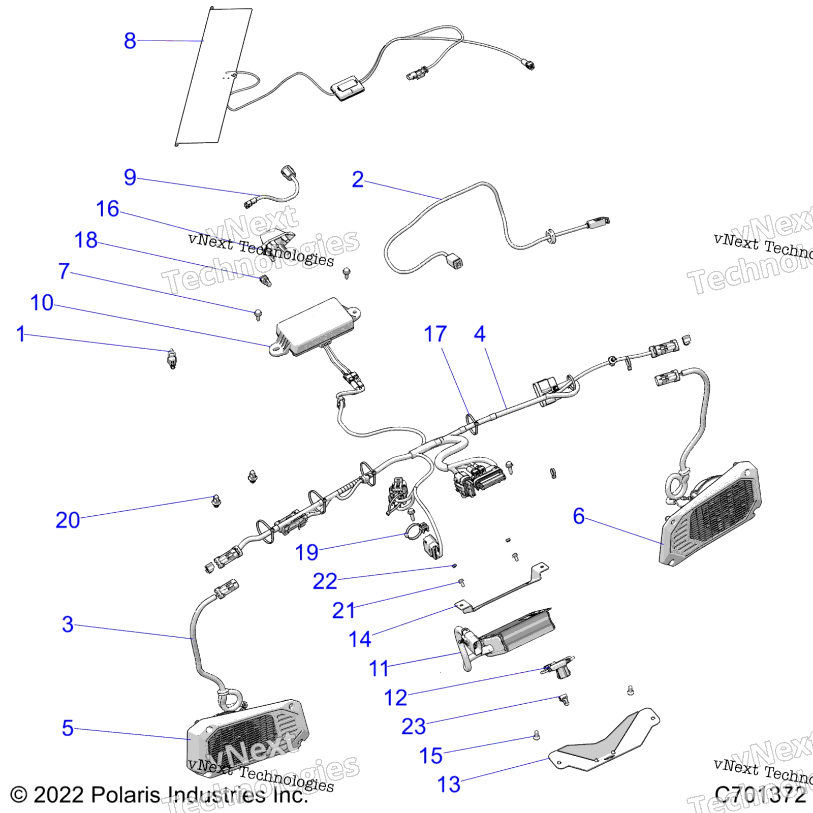 Electrical, панель Components, Ride Command R22rrv99ag