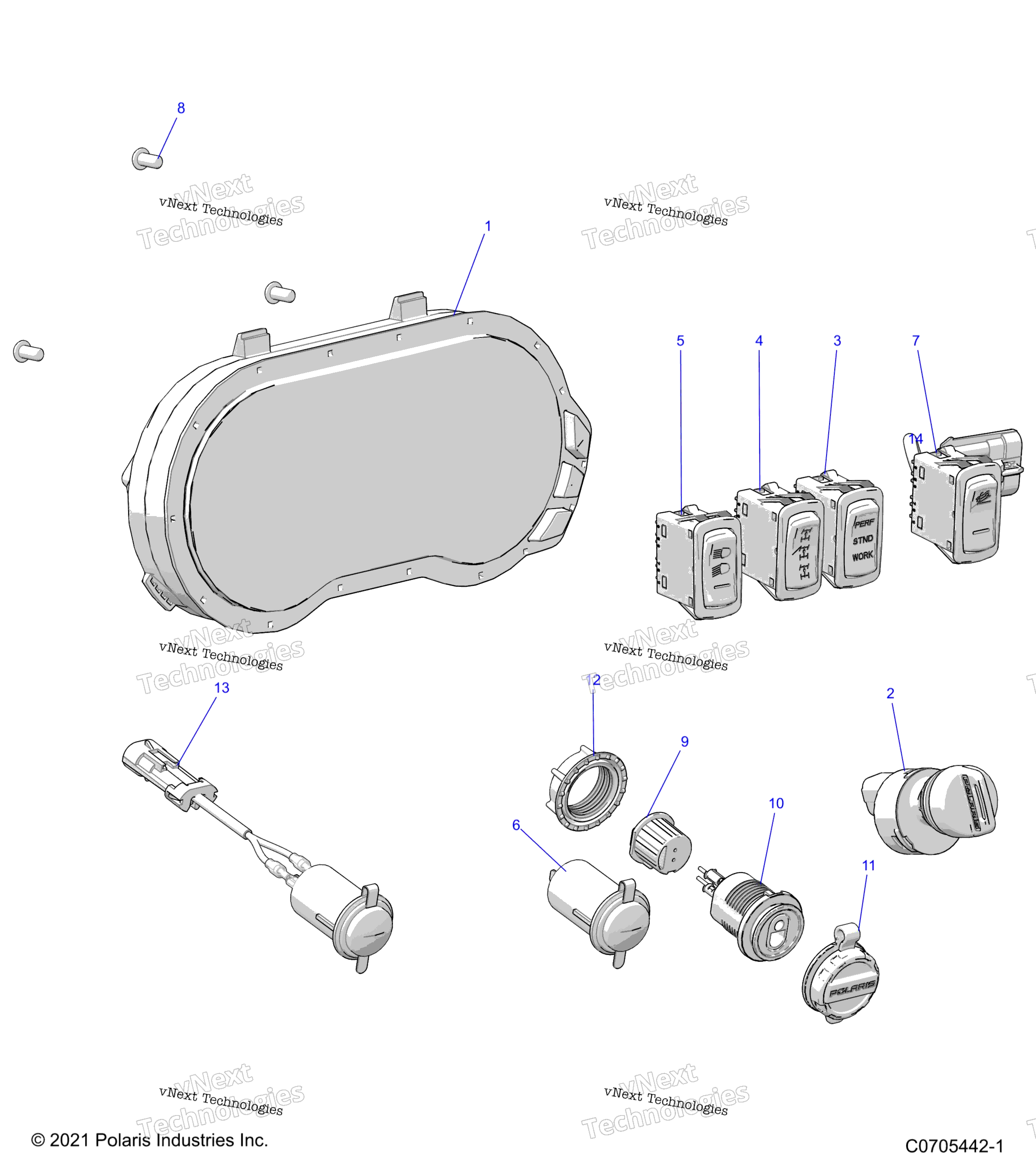Electrical, панель Instruments