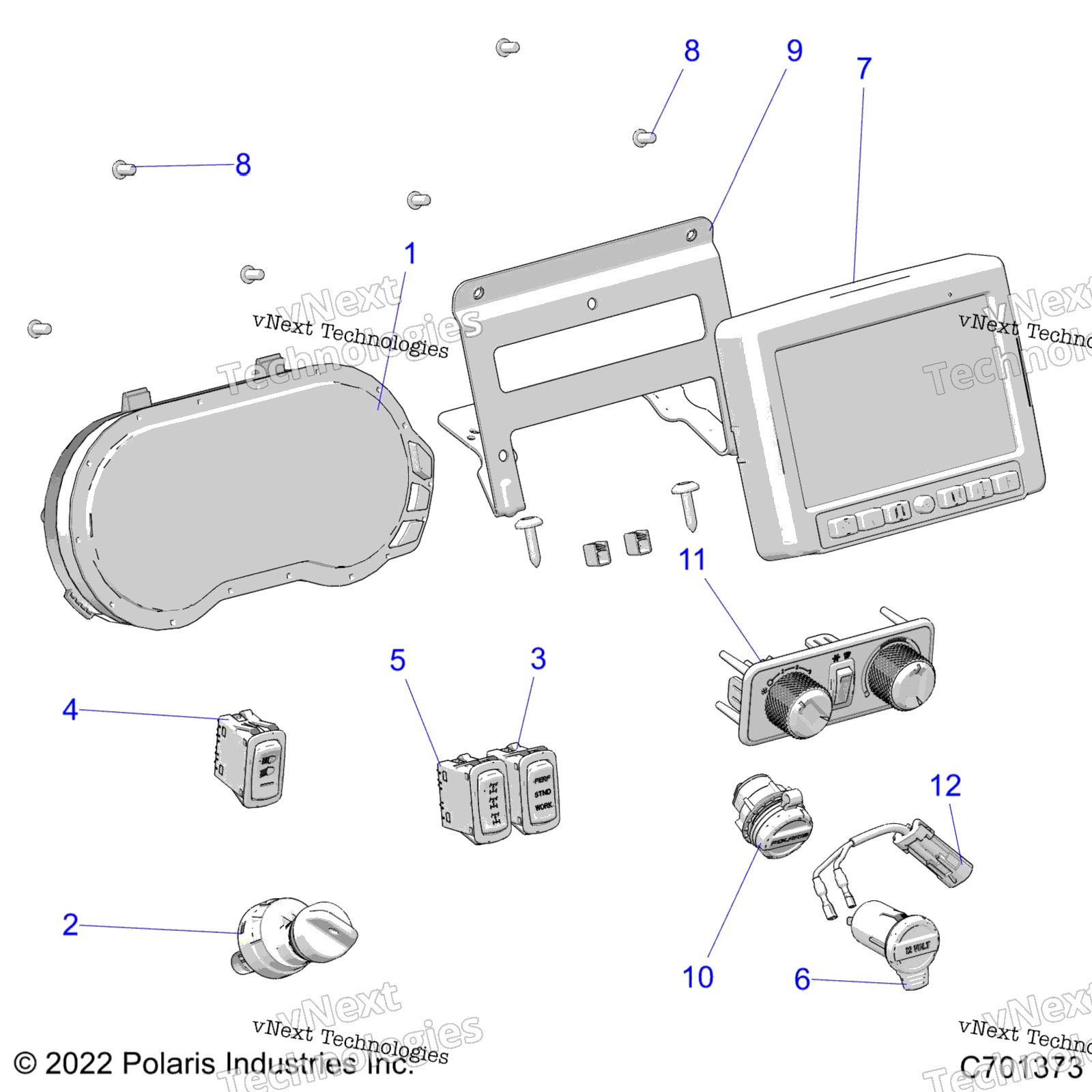 Electrical, панель Instruments
