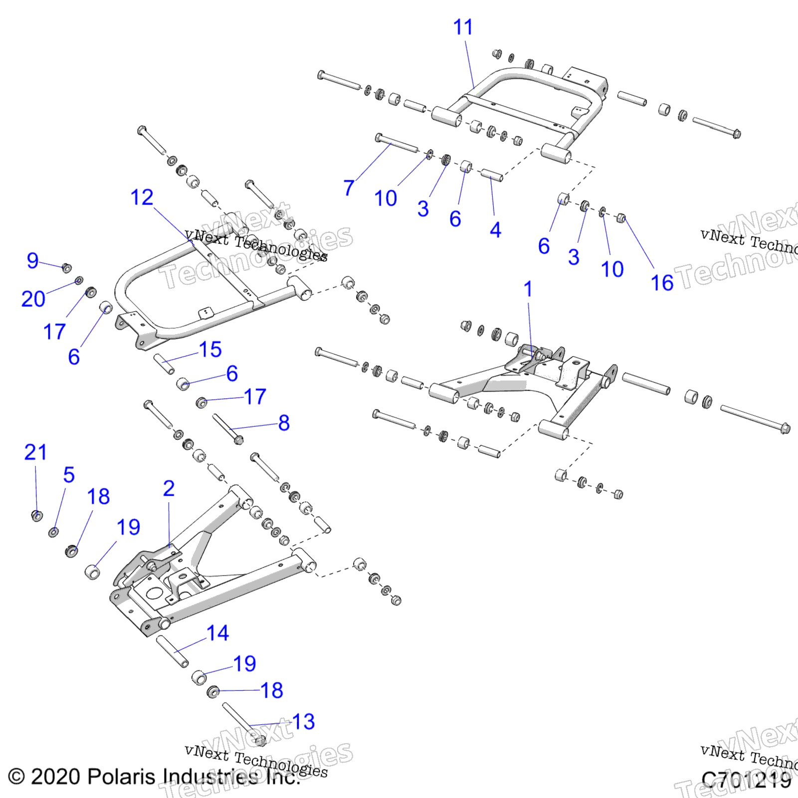 Подвеска, задняя Control Arms