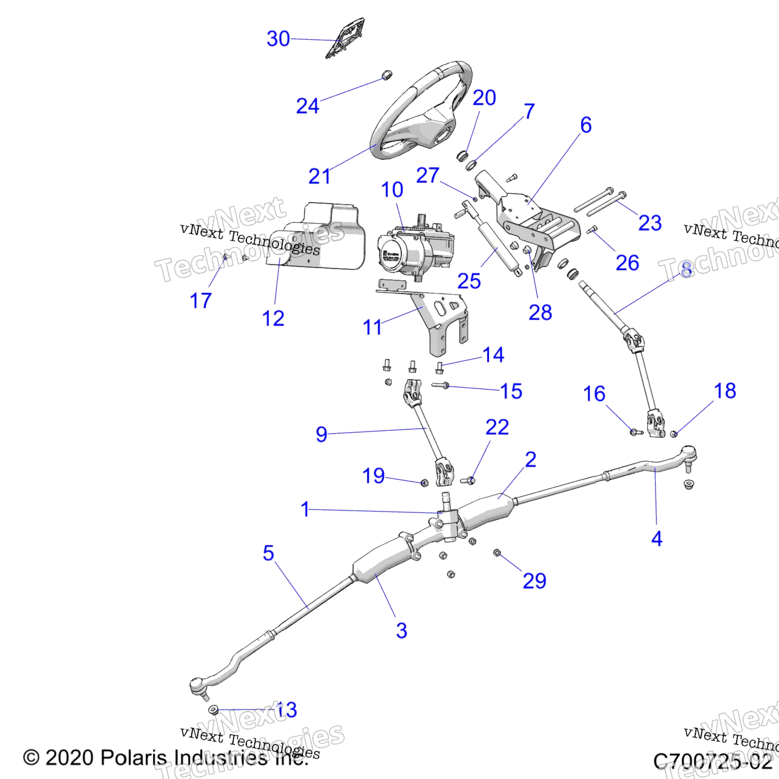 Steering, рулевое управление Asm., Velocity Z21pae92ae / An / Be / Bn