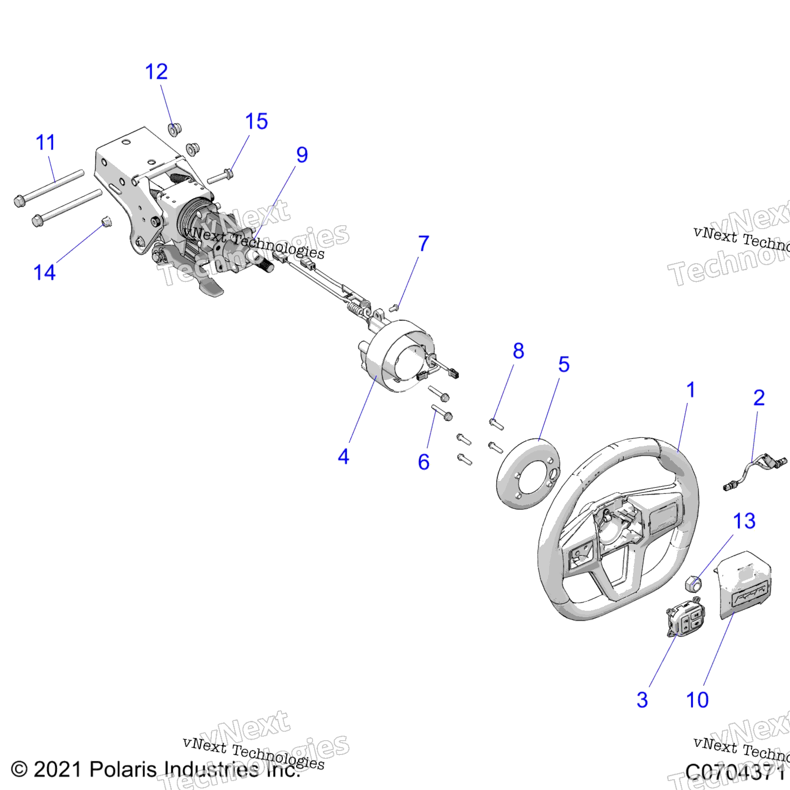 Steering, Upper, Premium / Deluxe