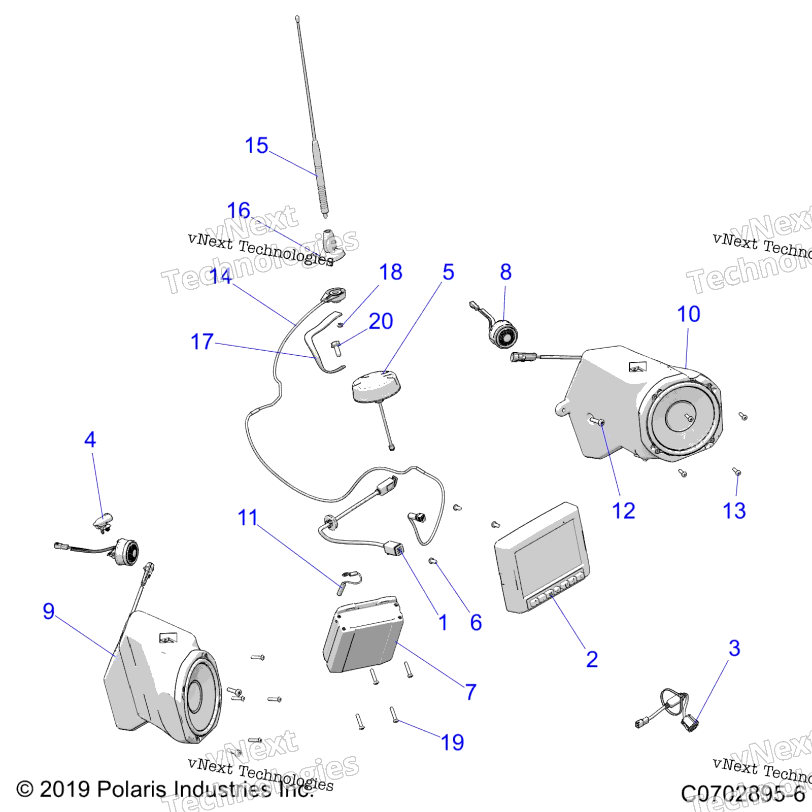 Electrical, Option, Audio, передний