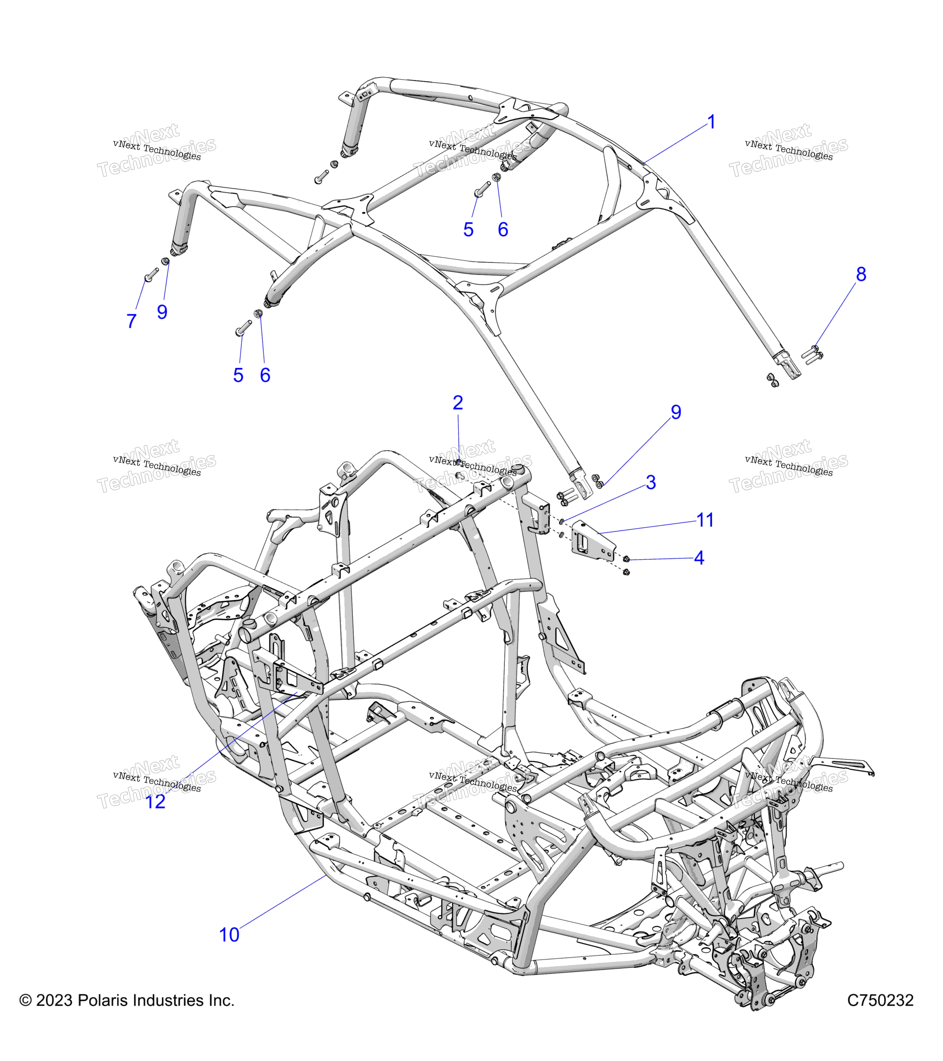 Шасси, рама кабины Z22rgl2kap/Al/Bk/Bp/Bt