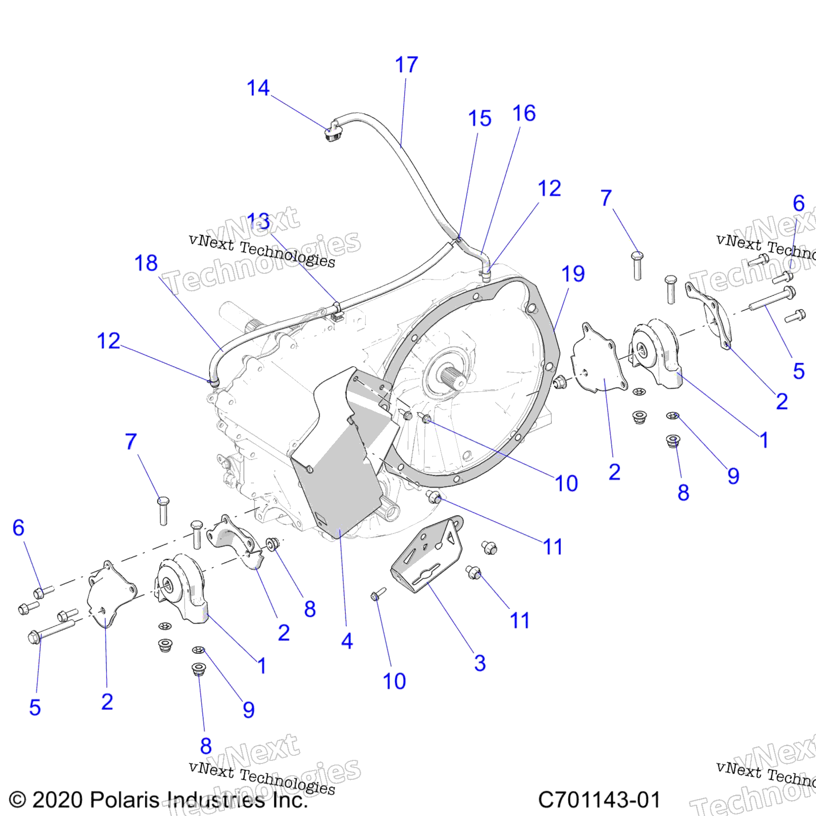 Привод Train, Gearcase, Main, Mounting Z22rgl2kap/Al/Bk/Bp/Bt