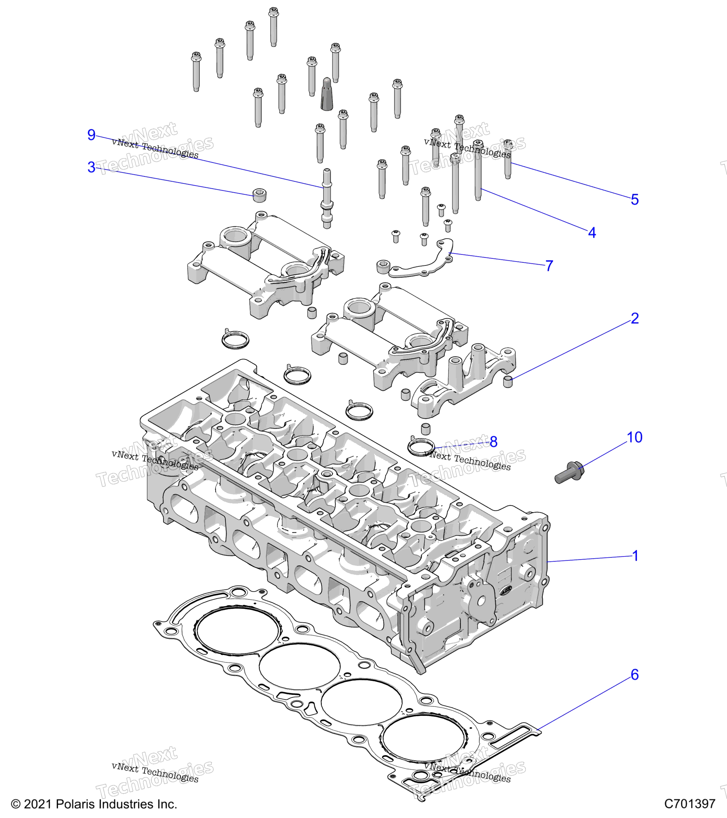 Двигатель, цилиндр Head Z22rgl2kap/Al/Bk/Bp/Bt