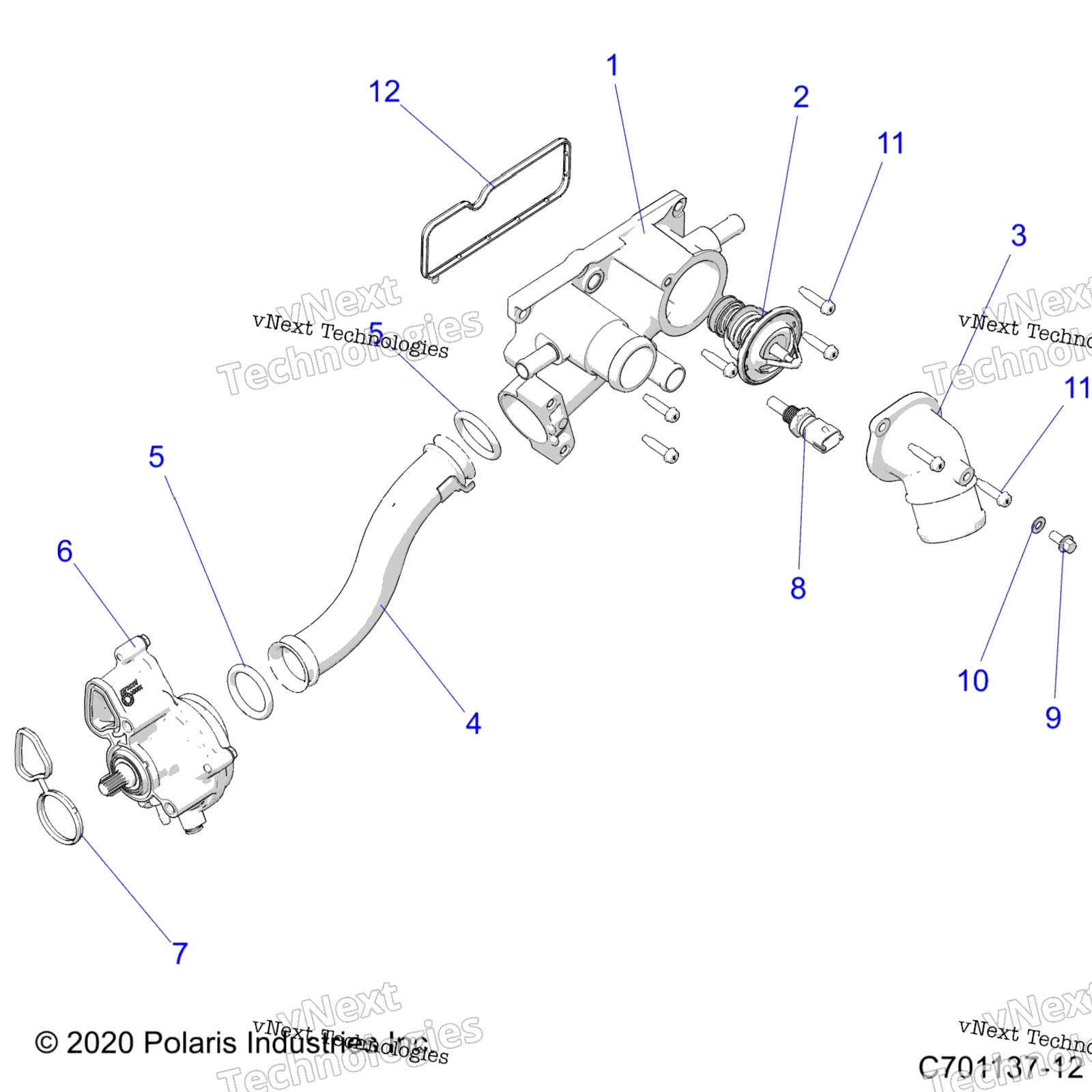 Engine, Waterpump и Related Z22rgl2kap / Al / Bk / Bp / Bt