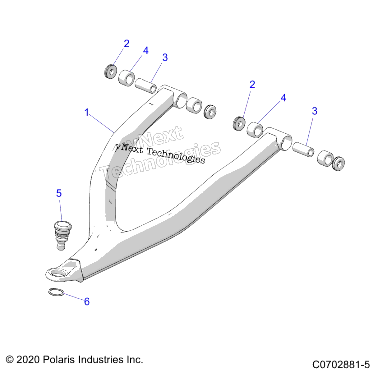 Подвеска, передняя Control Arm Upper Z22rgl2kap/Al/Bk/Bp/Bt