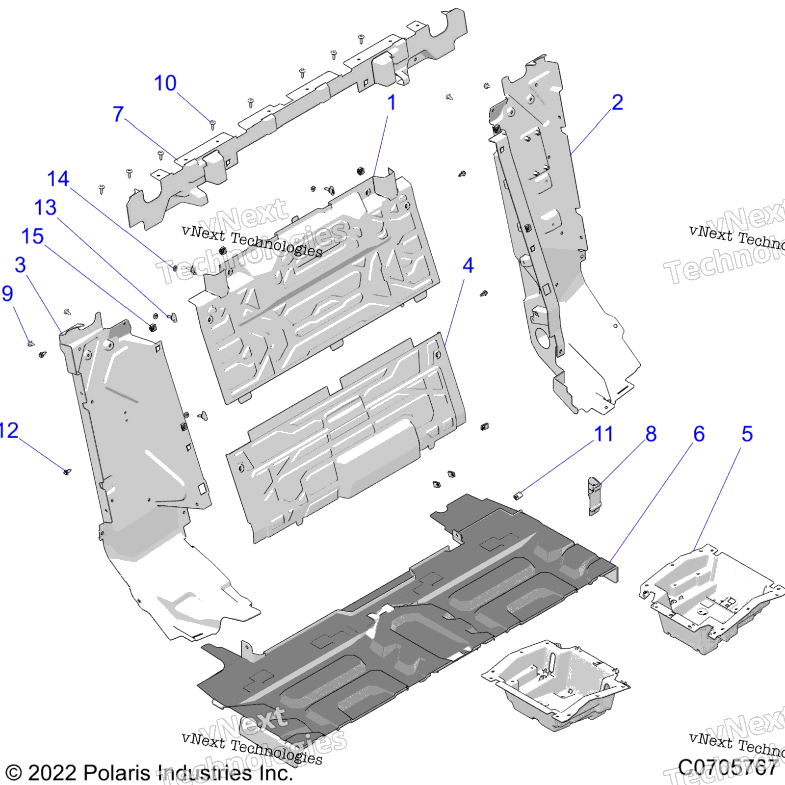 Body, задний Closeoff