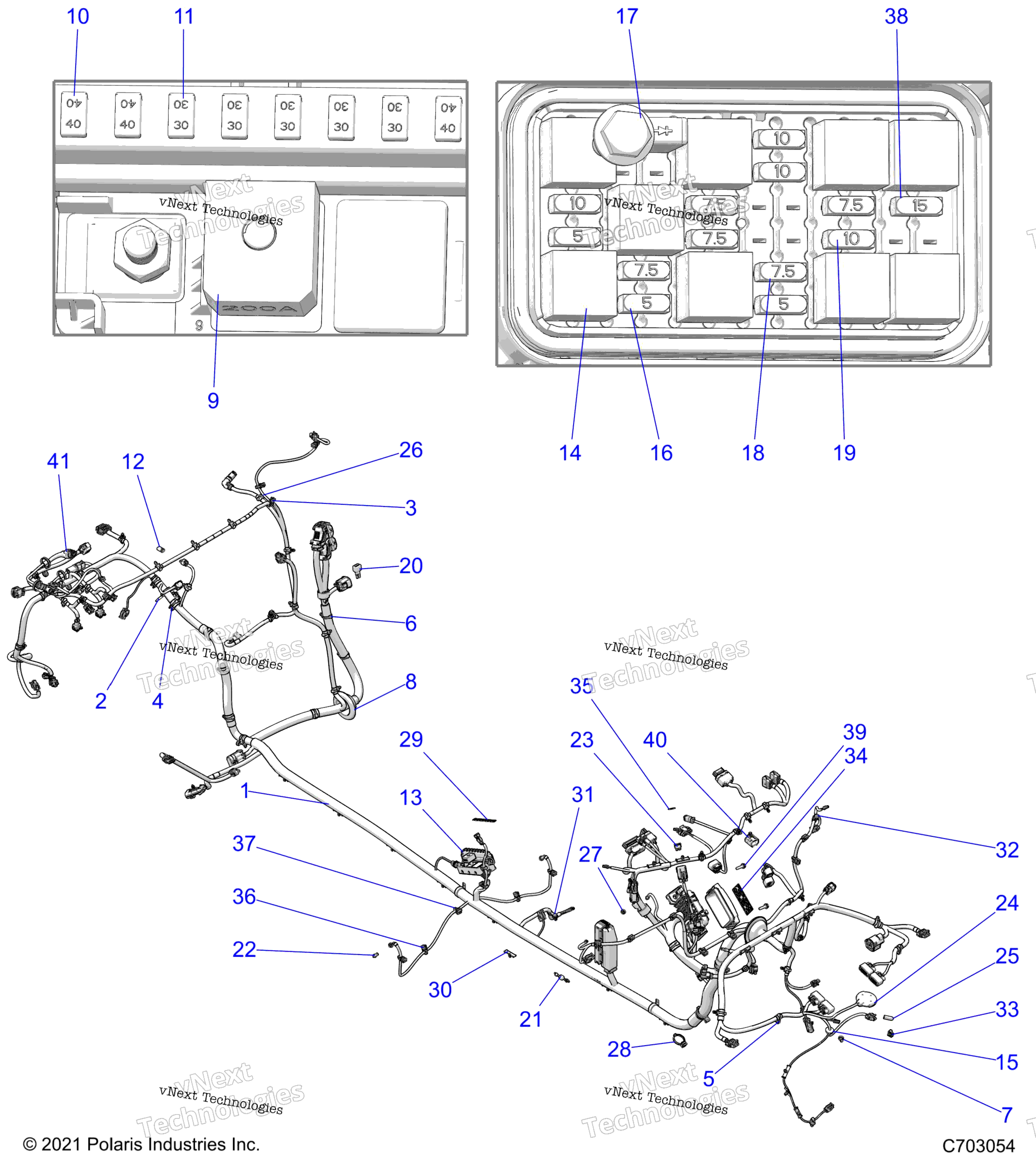 Electrical, провод Harness, Chassis