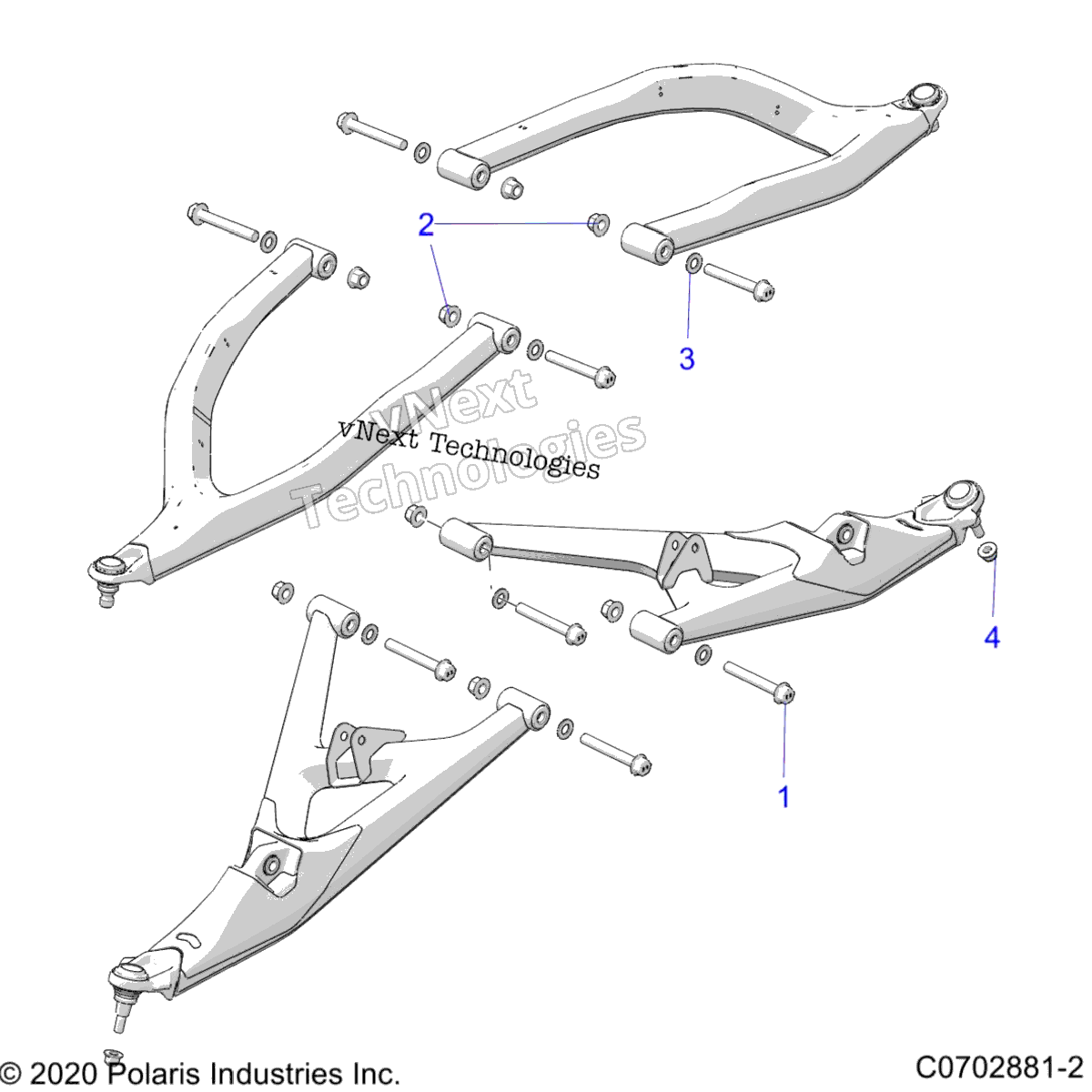 Подвеска, передняя Control Arms Mounting