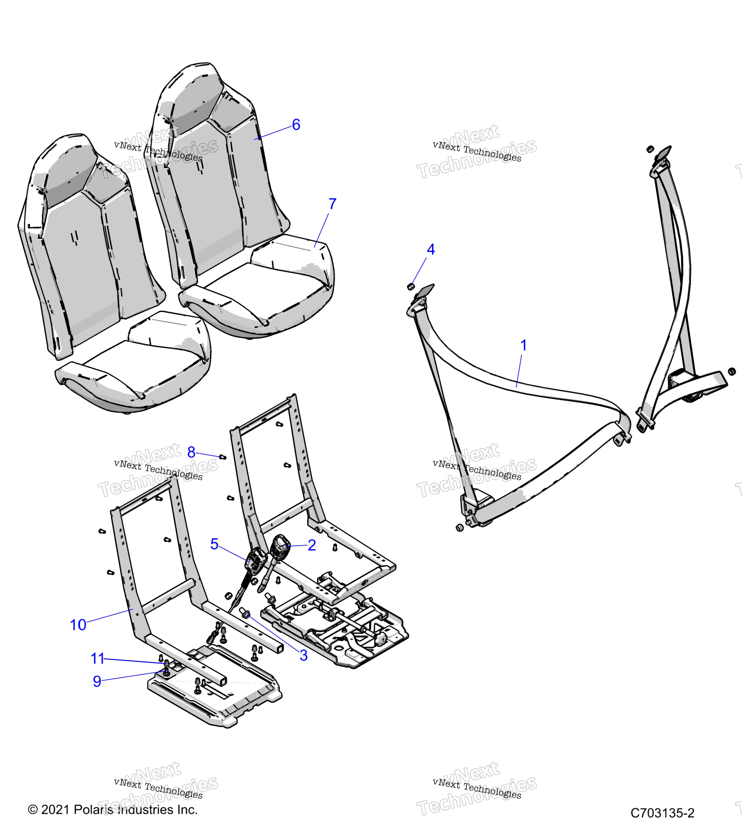 Кузов, сиденье Belt And Mounting Z22ass99c5/C4