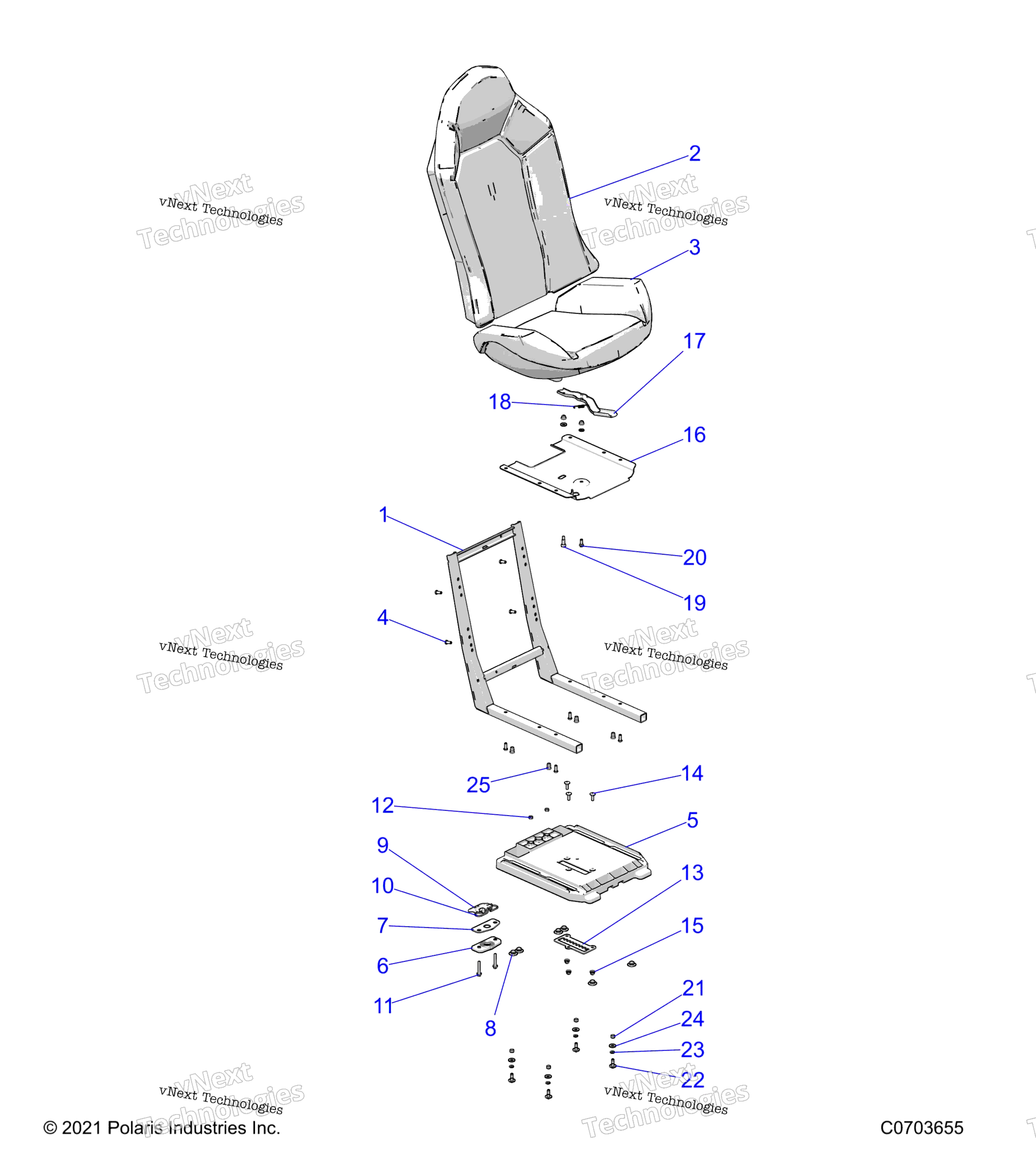 Кузов, сиденье Asm. And Slider Z22ase99f5/F4