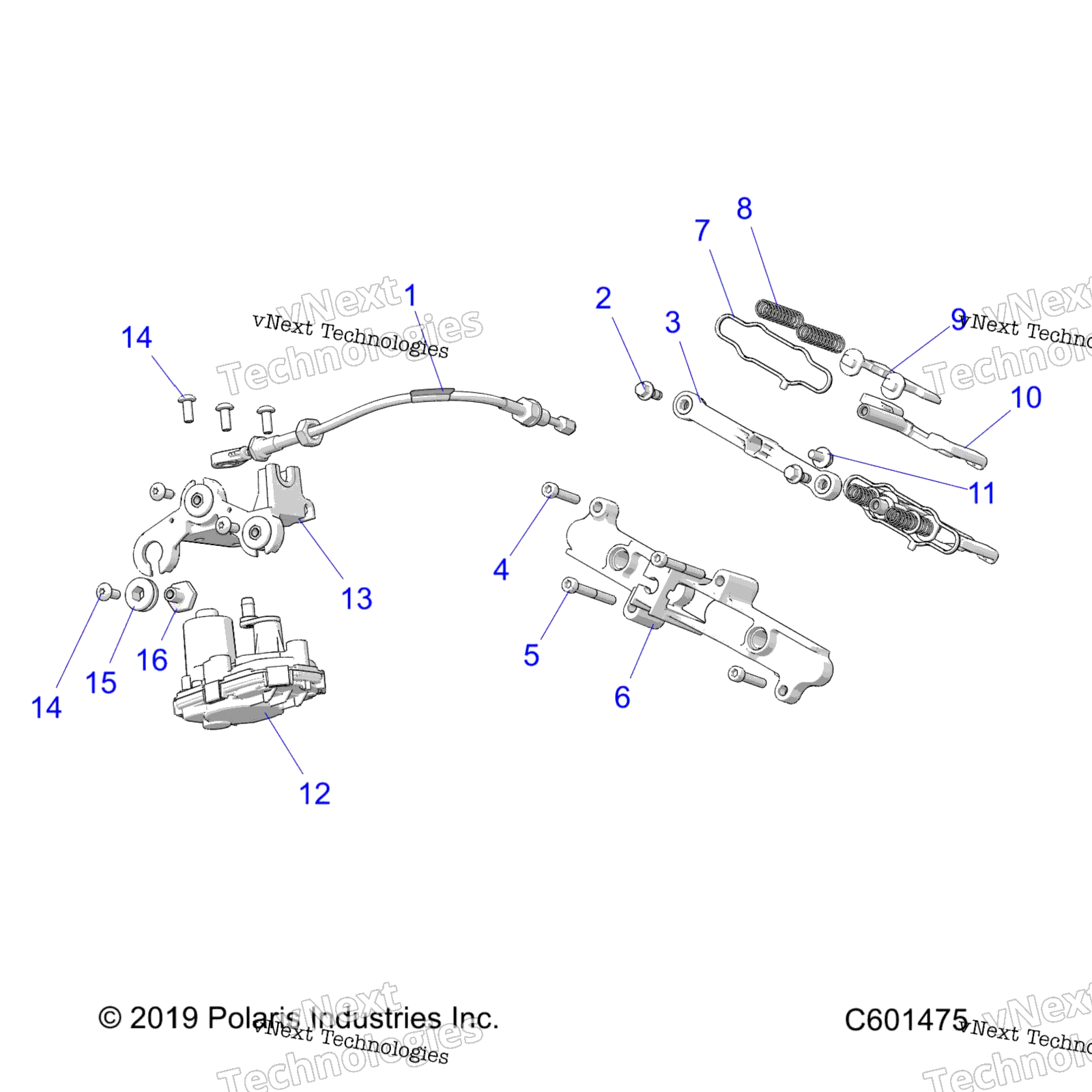 Двигатель, выхлоп Valve Asm. And Actuator All Options