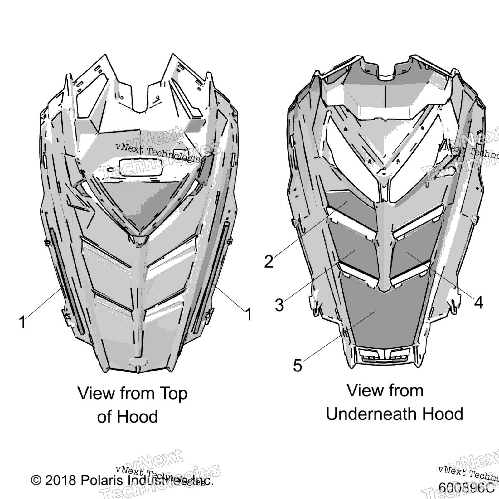 Body, Hood Foam / Seal