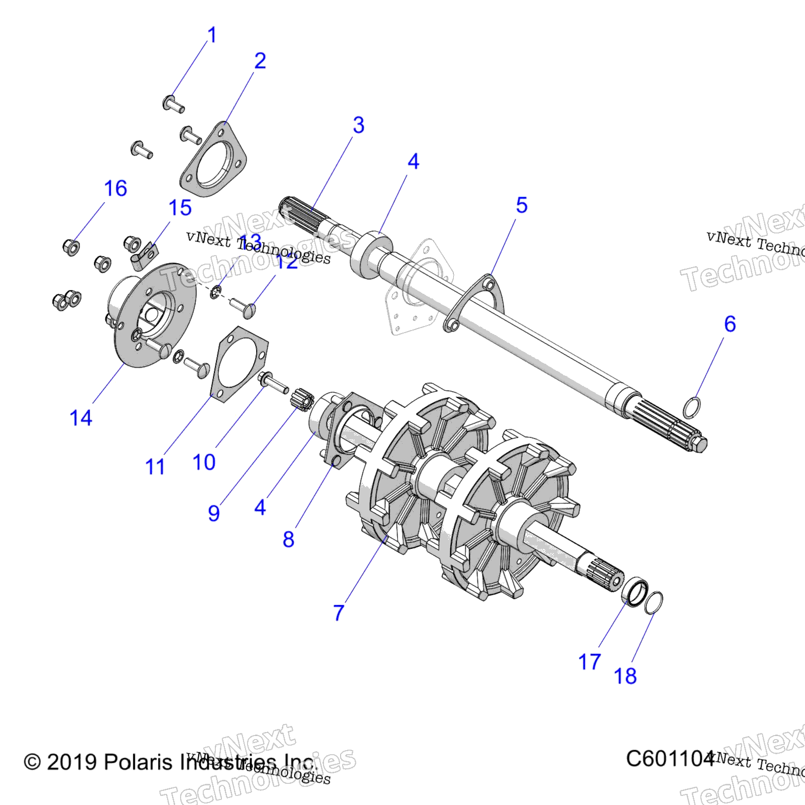 Привод Train, Jackshaft & Driveshaft