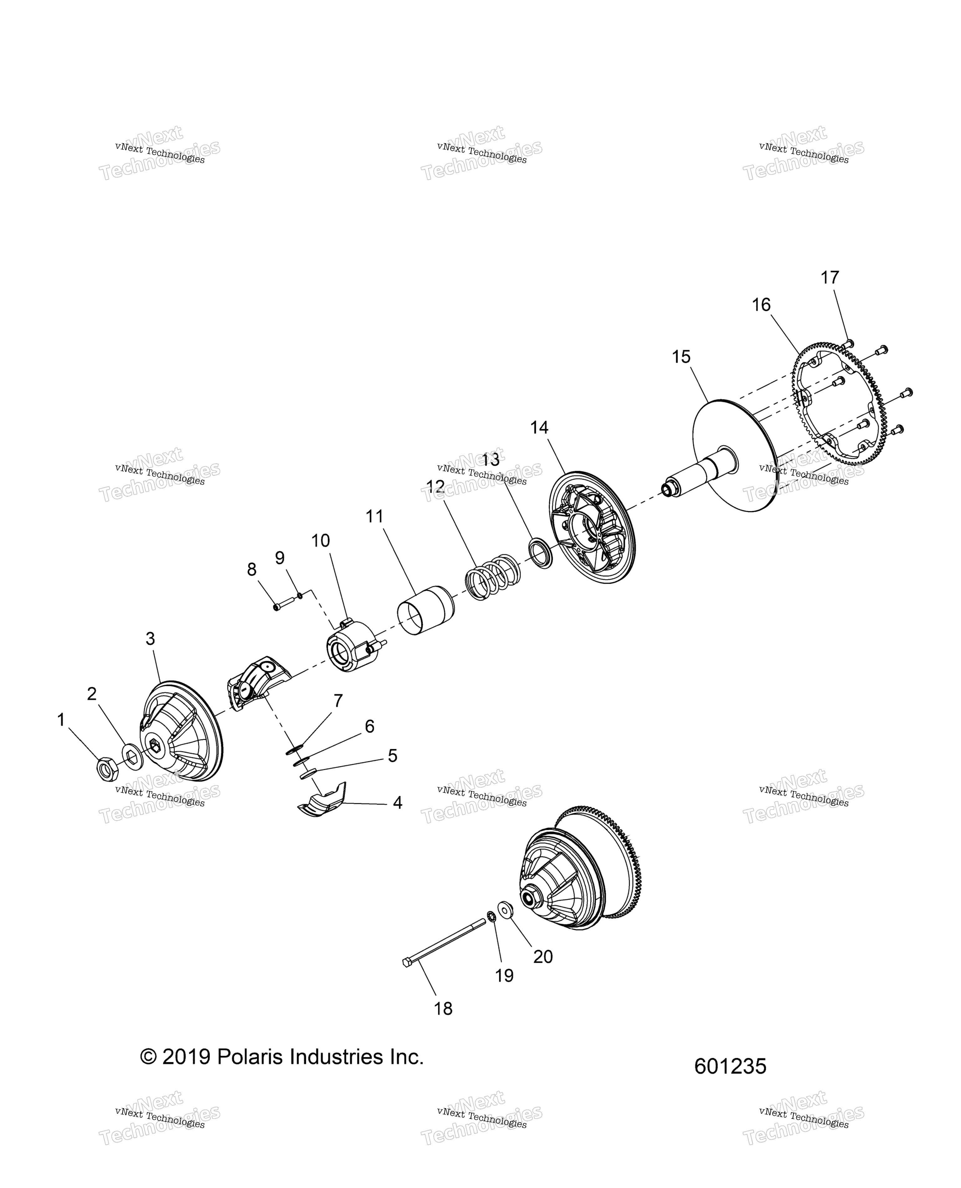 Привод Train, Clutch, Primary