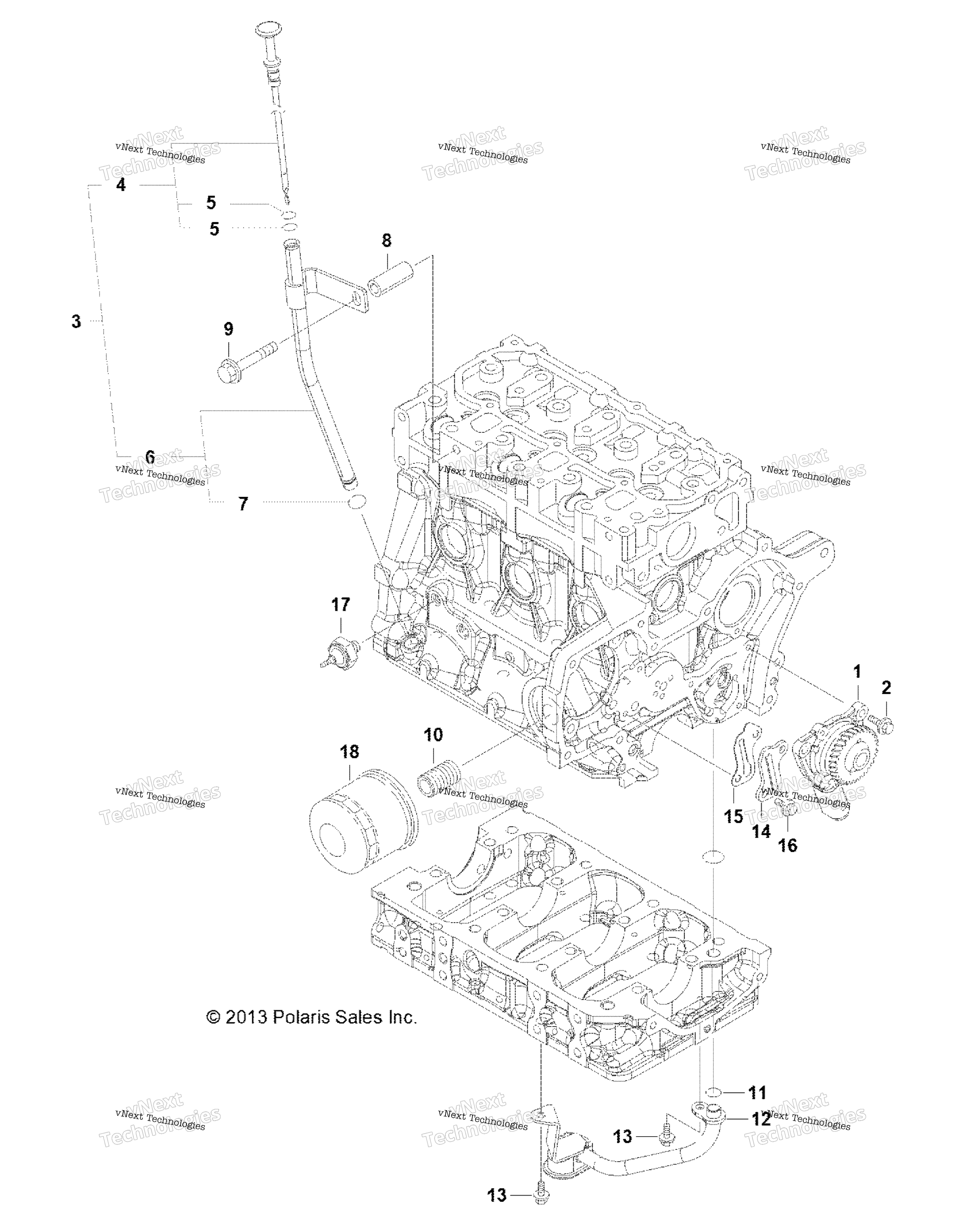 Engine, масляный System и Dipstick