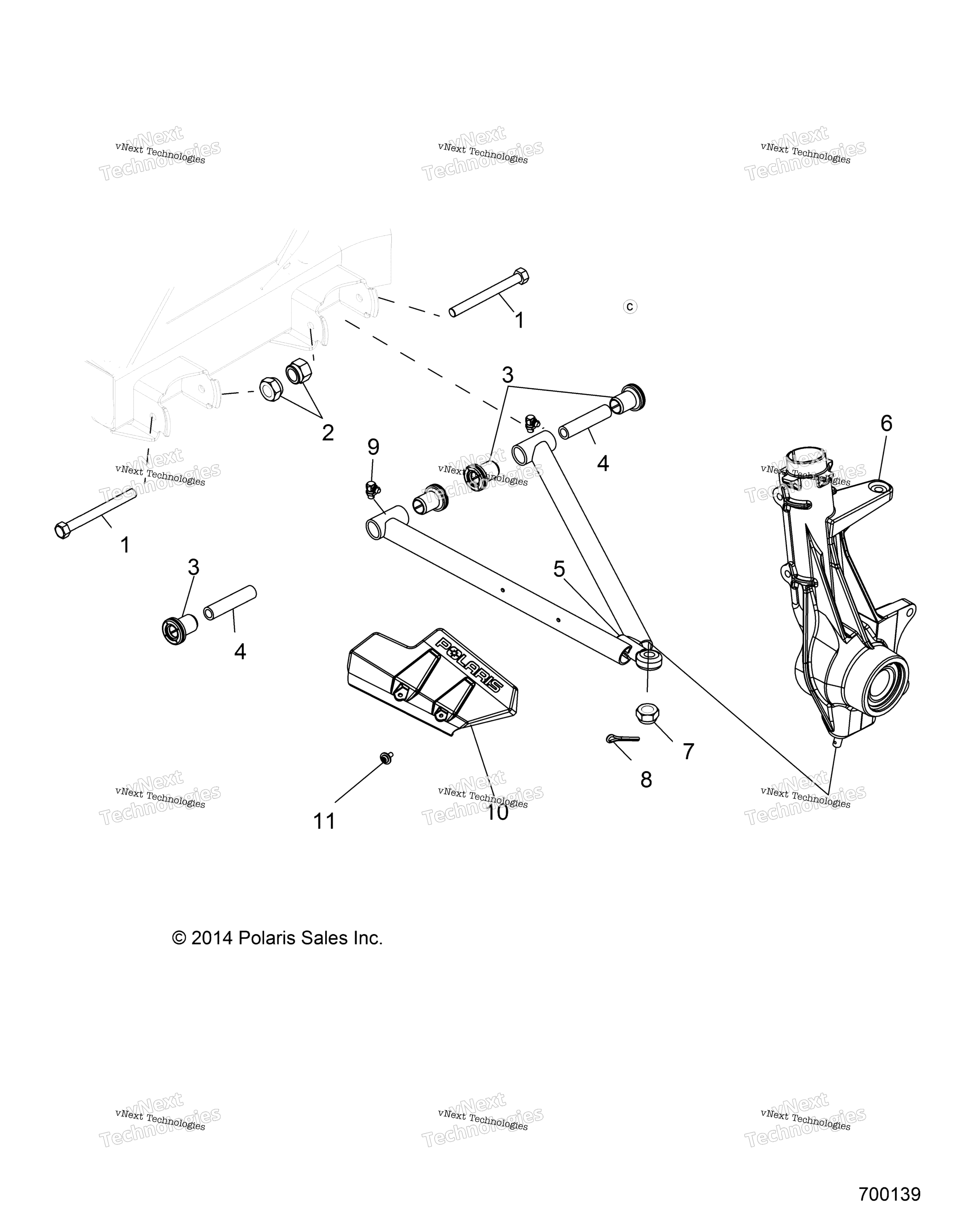 Suspension, рычаг & стойка крепление R17rme57f1 / S57c1 / F1 / Ck / E1 / Ek / T57c1 / E1 / A57f1