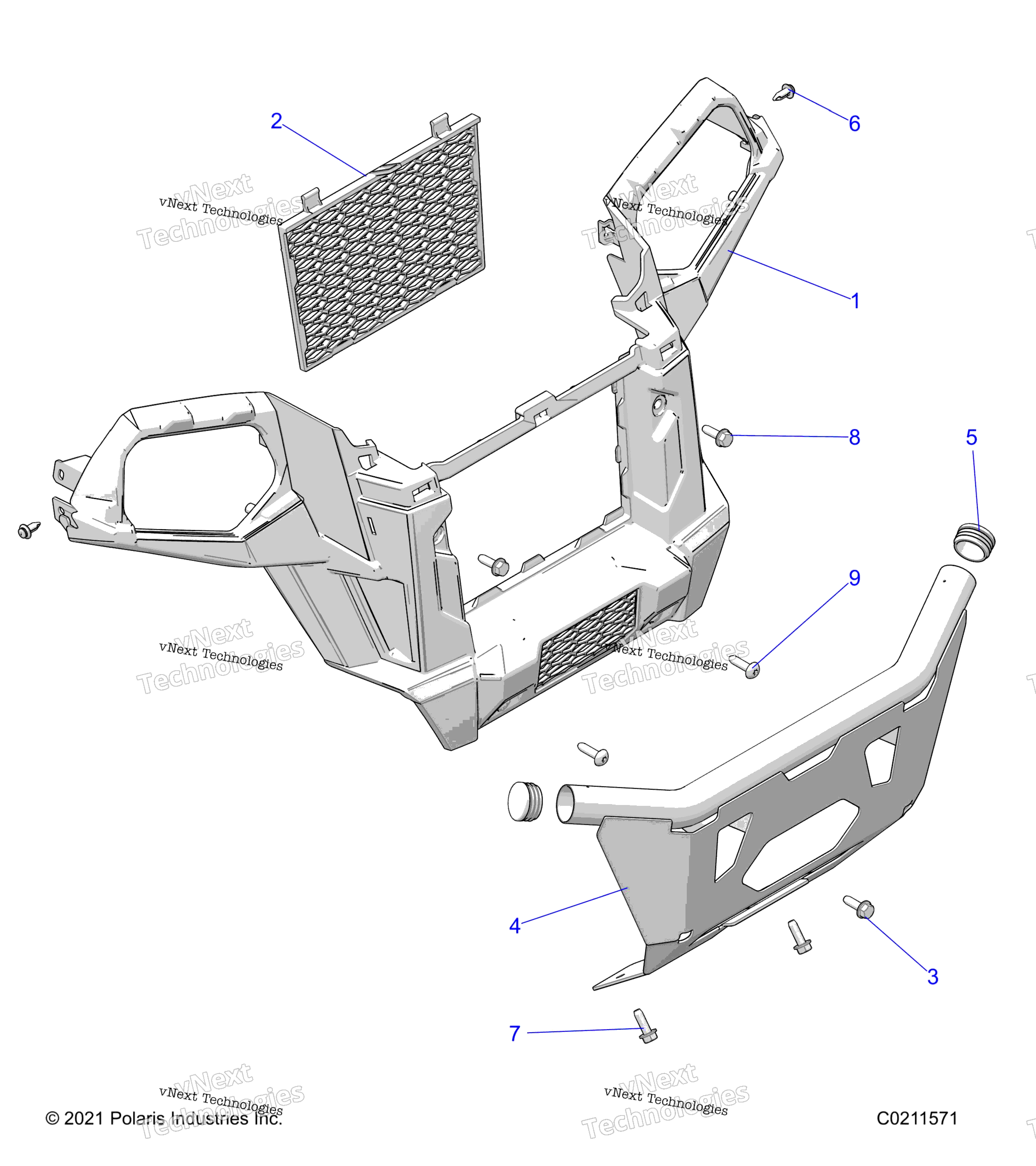 Body, передний Bumper