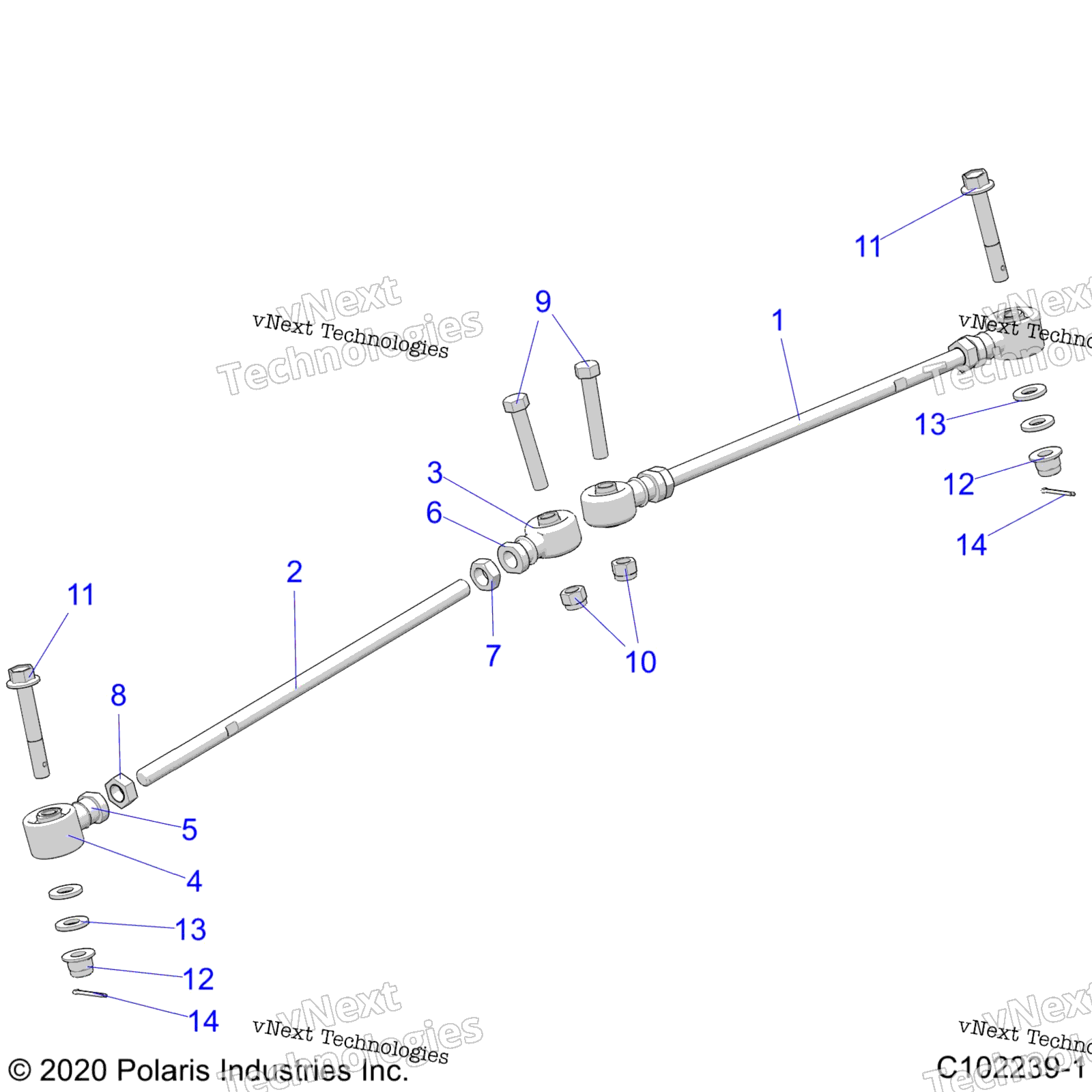 Steering, тяга Rods