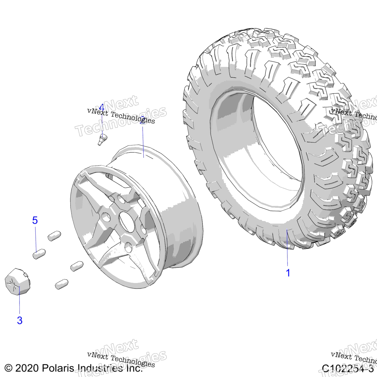 Колёса, передние Tire A22sws57c2