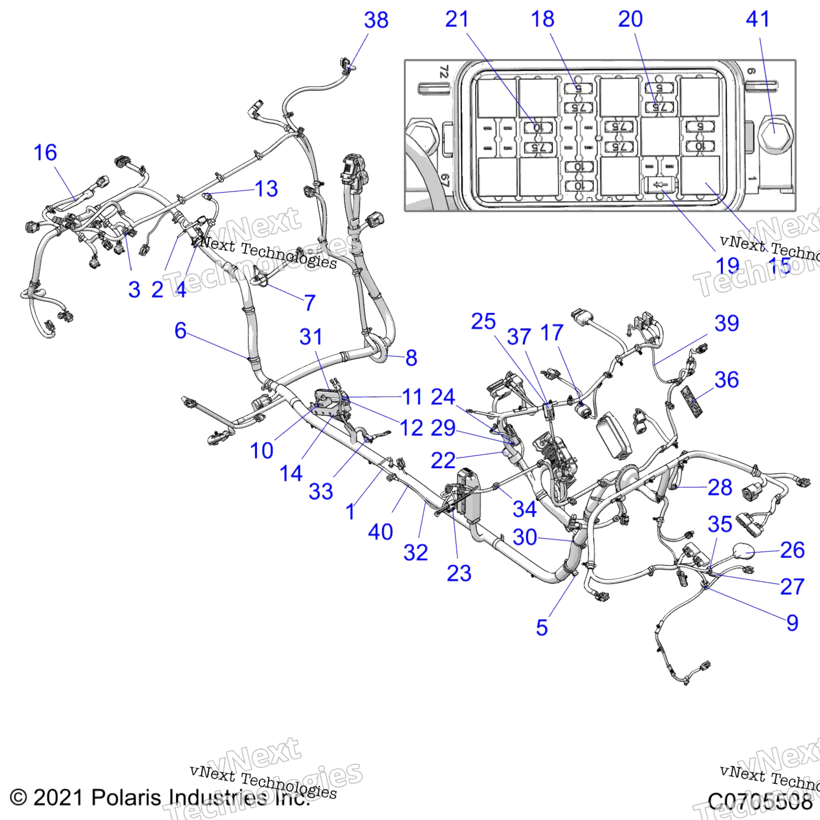 Electrical, провод Harness, Chassis