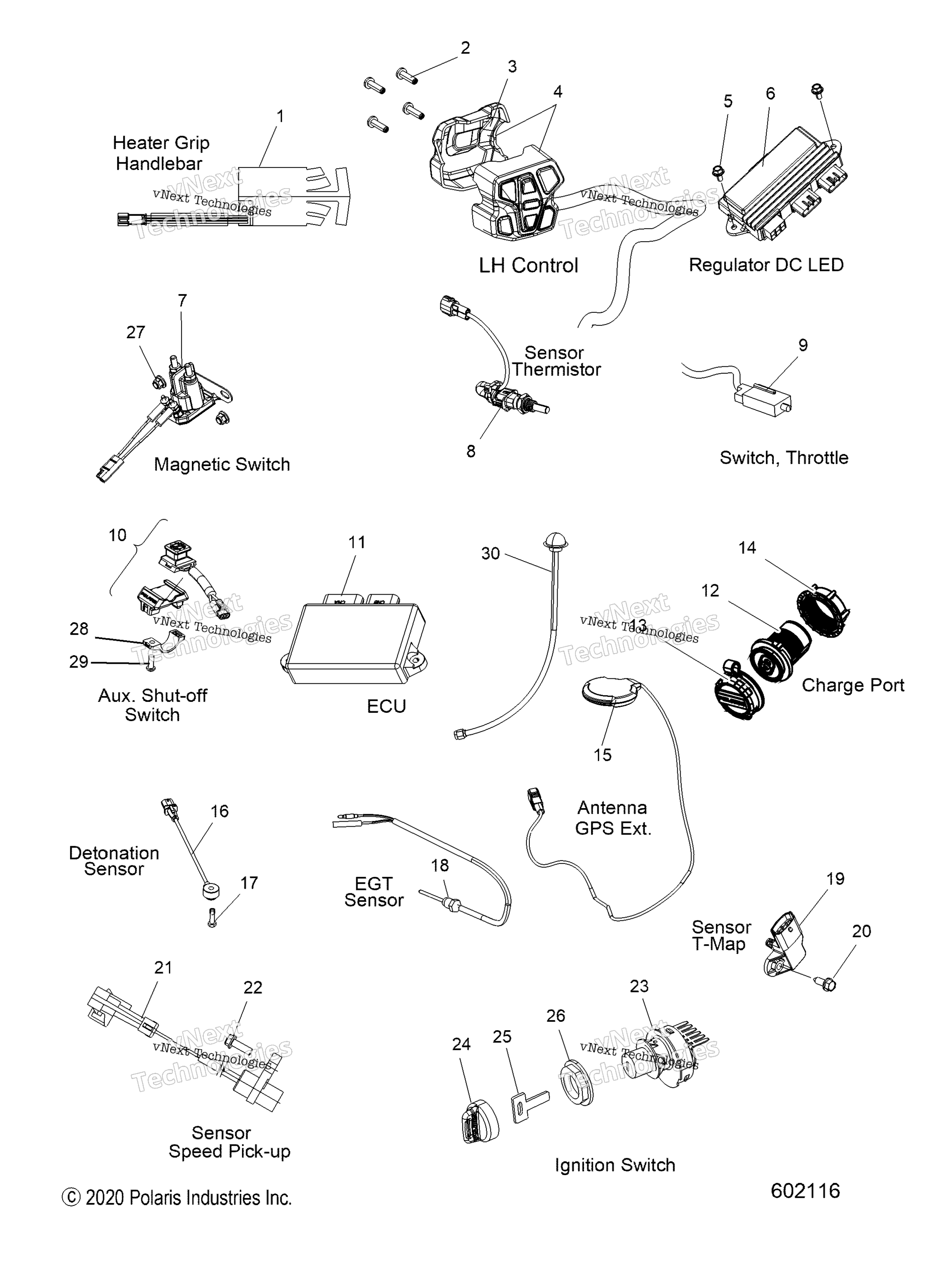 электрооборудование Switches, Sensors & Components
