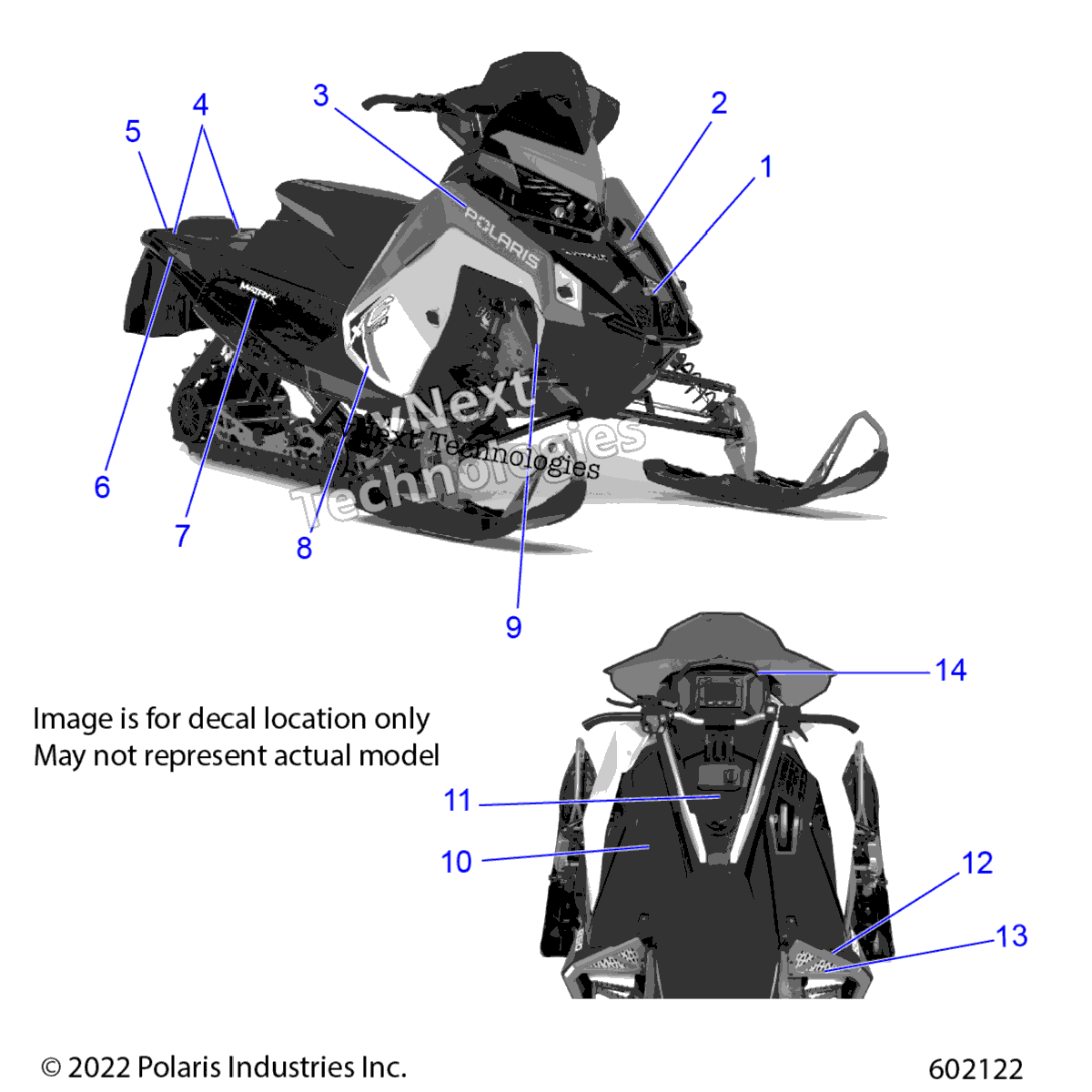 Body, Decal, Gray Side панель W / Black Accent