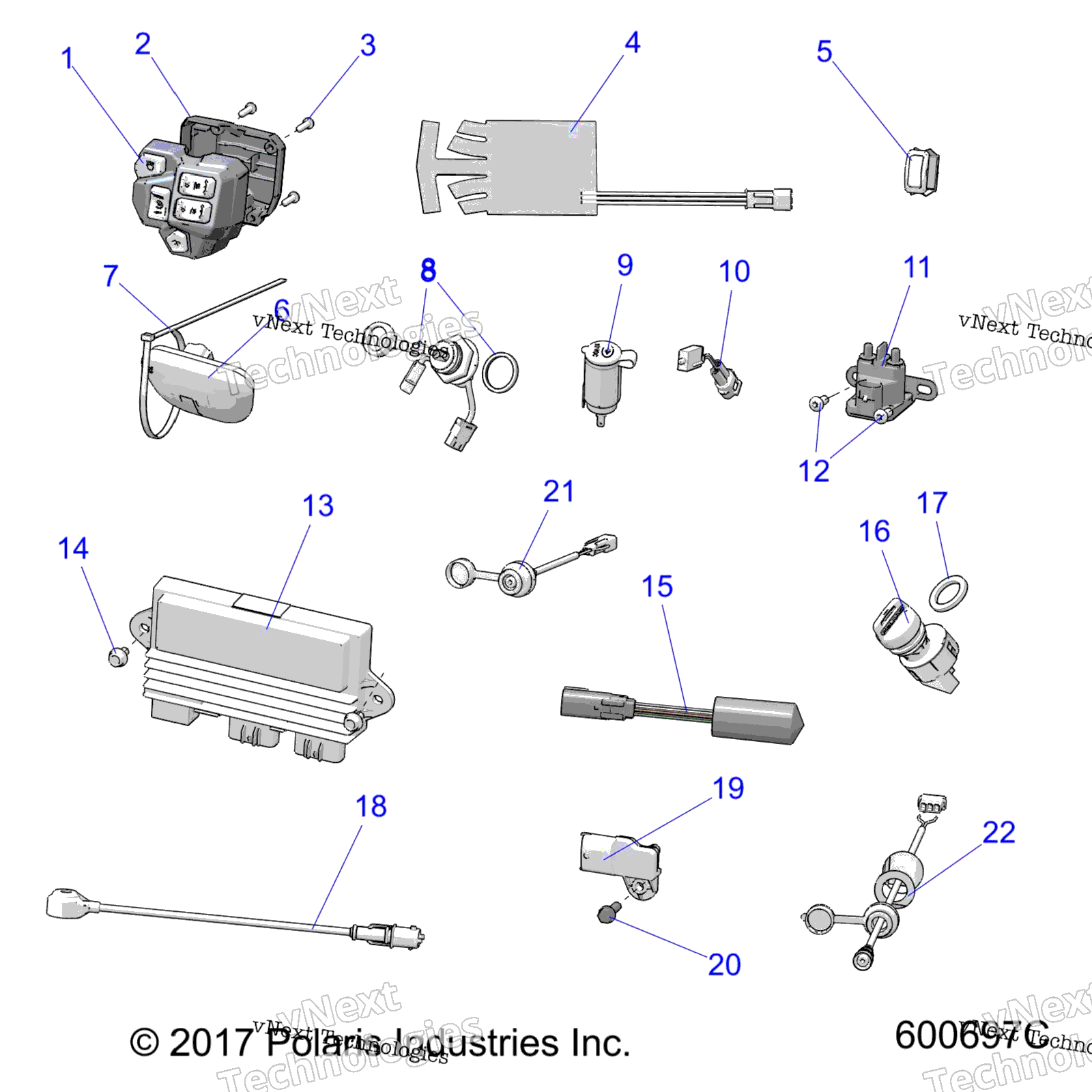 электрооборудование Switches, Sensors & Components