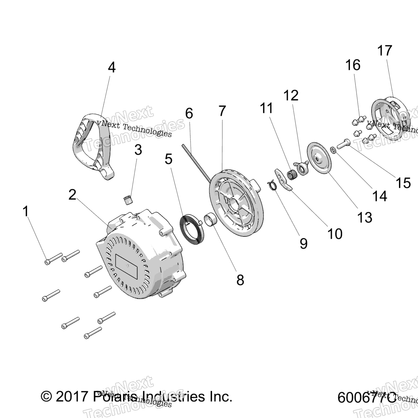 Engine, Recoil стартер