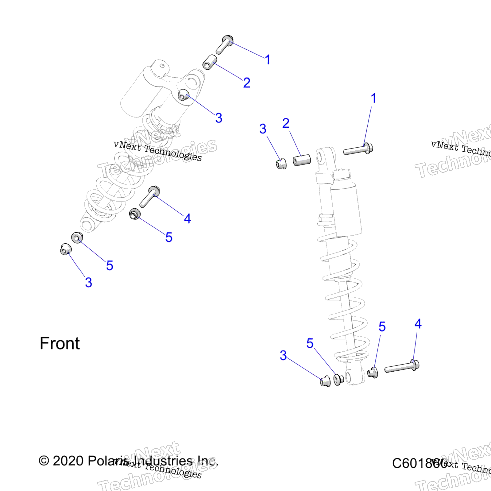 подвеска Ifs Shocks Mntg. (C601860
