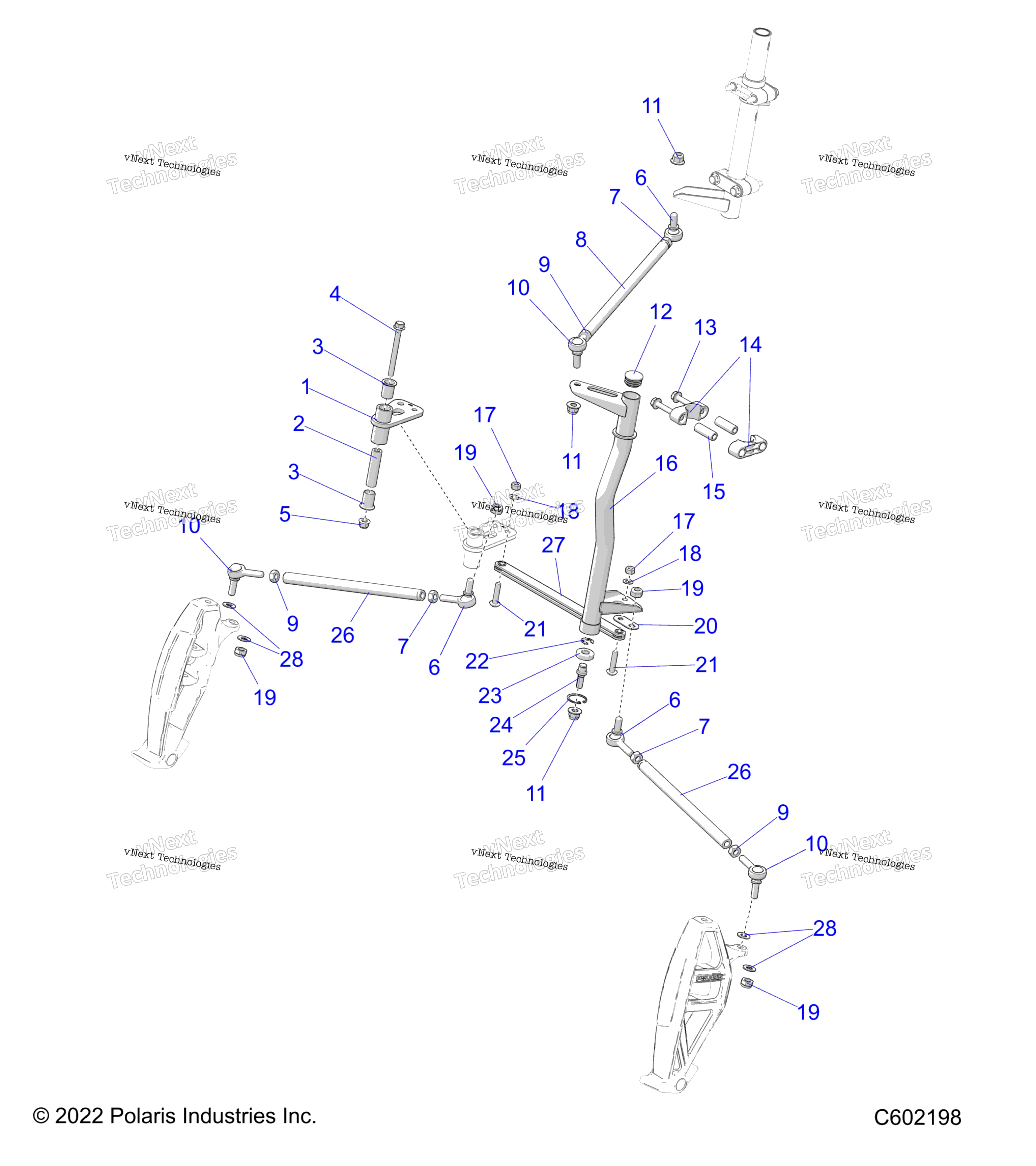 Steering, нижний