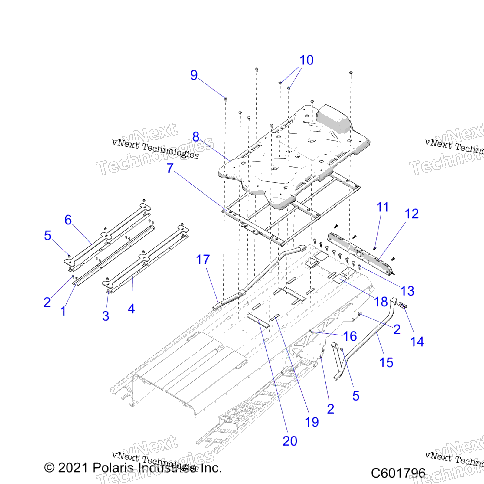 Chassis, задний Asm. All Options