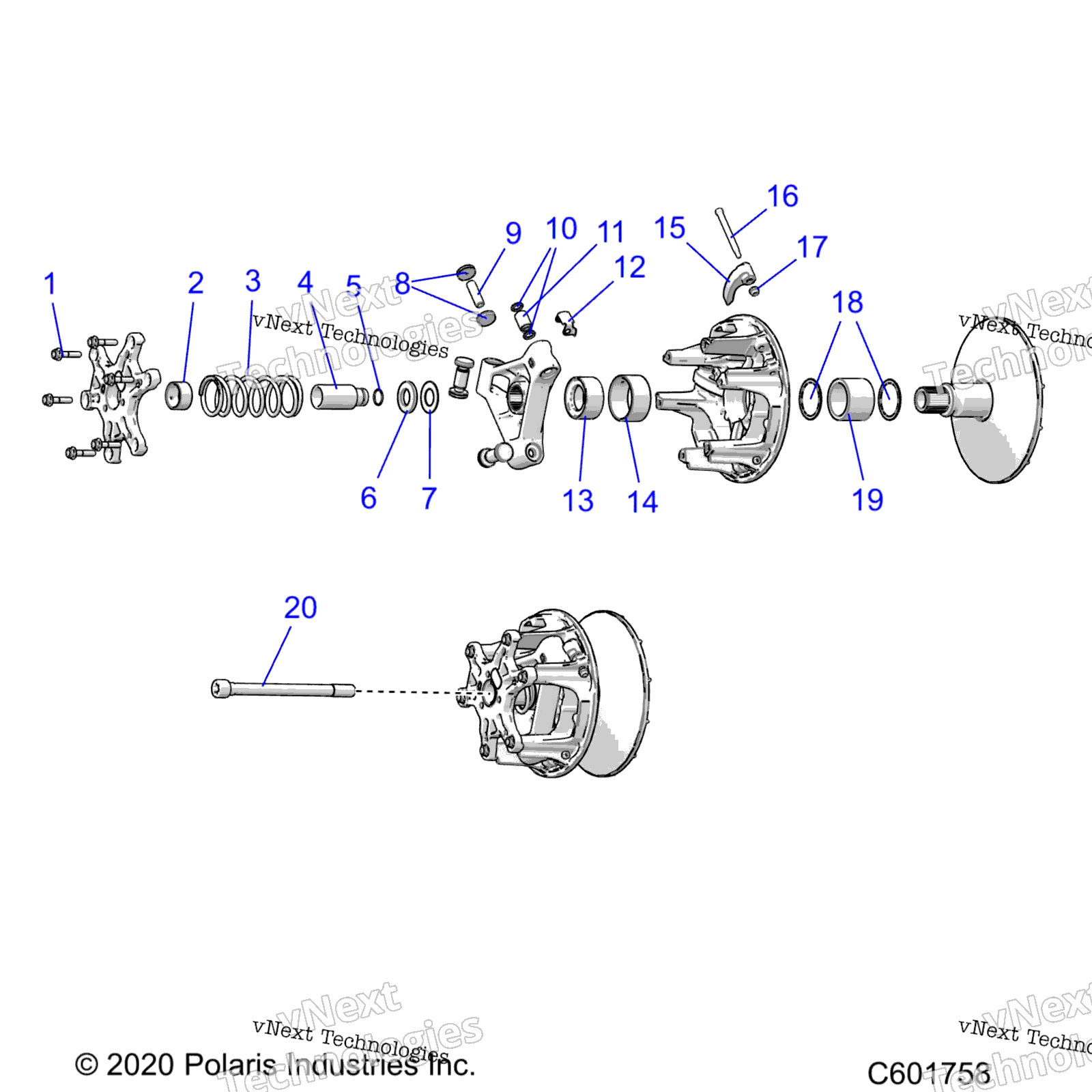 Привод Train, Clutch, Primary All Options