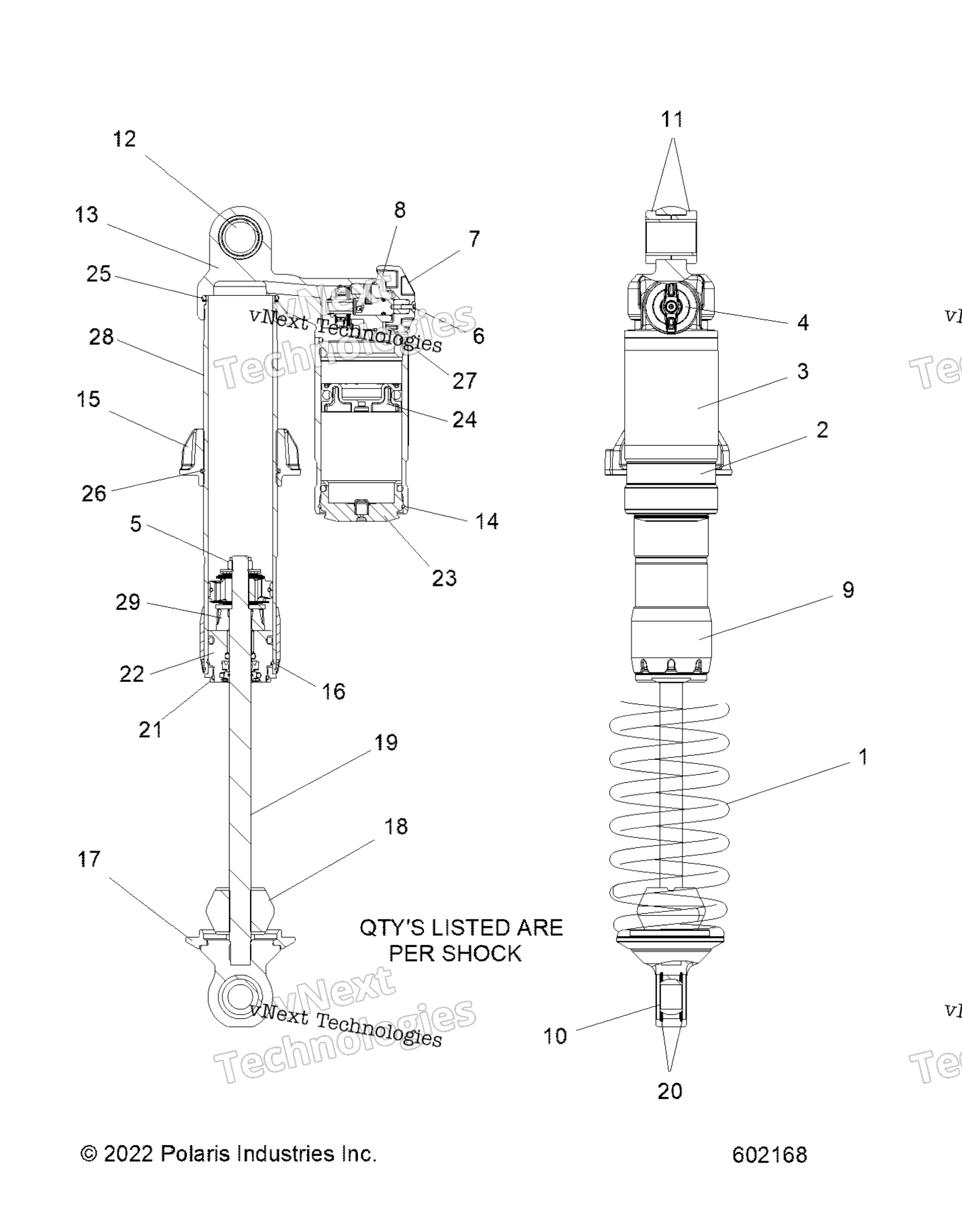 Suspension, Shock, Ifs All опции