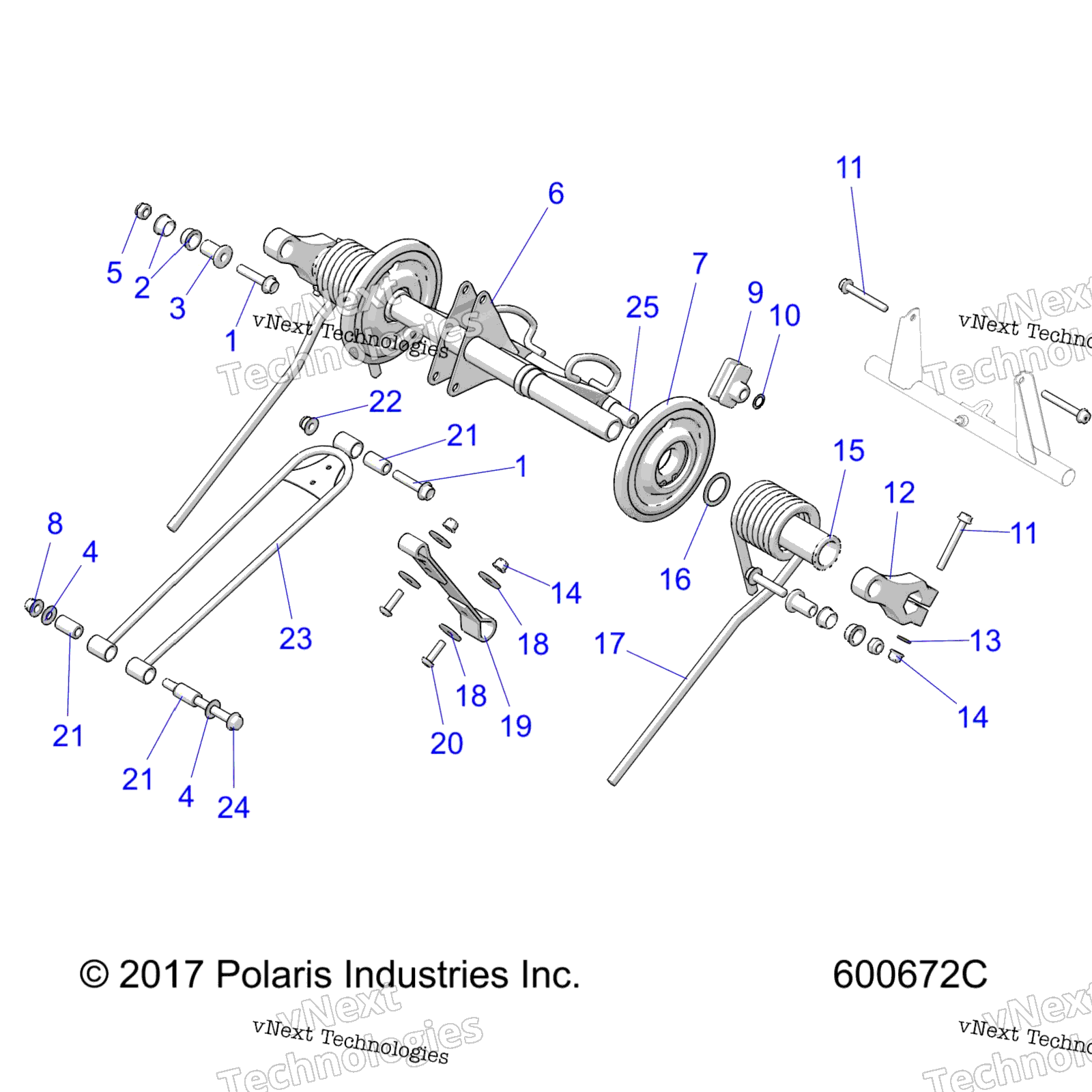 Suspension, Torque Arm, задний All Options