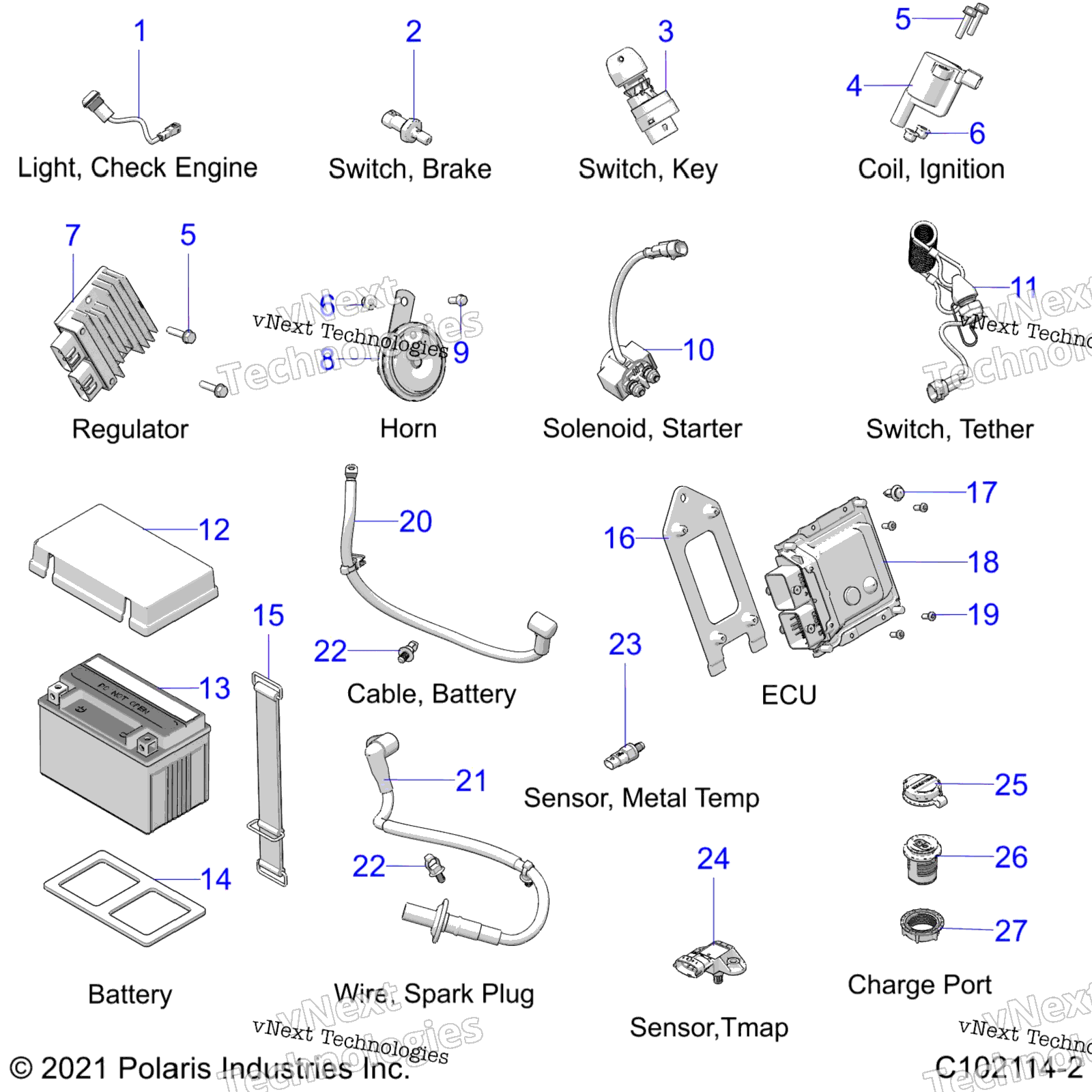 электрооборудование Components