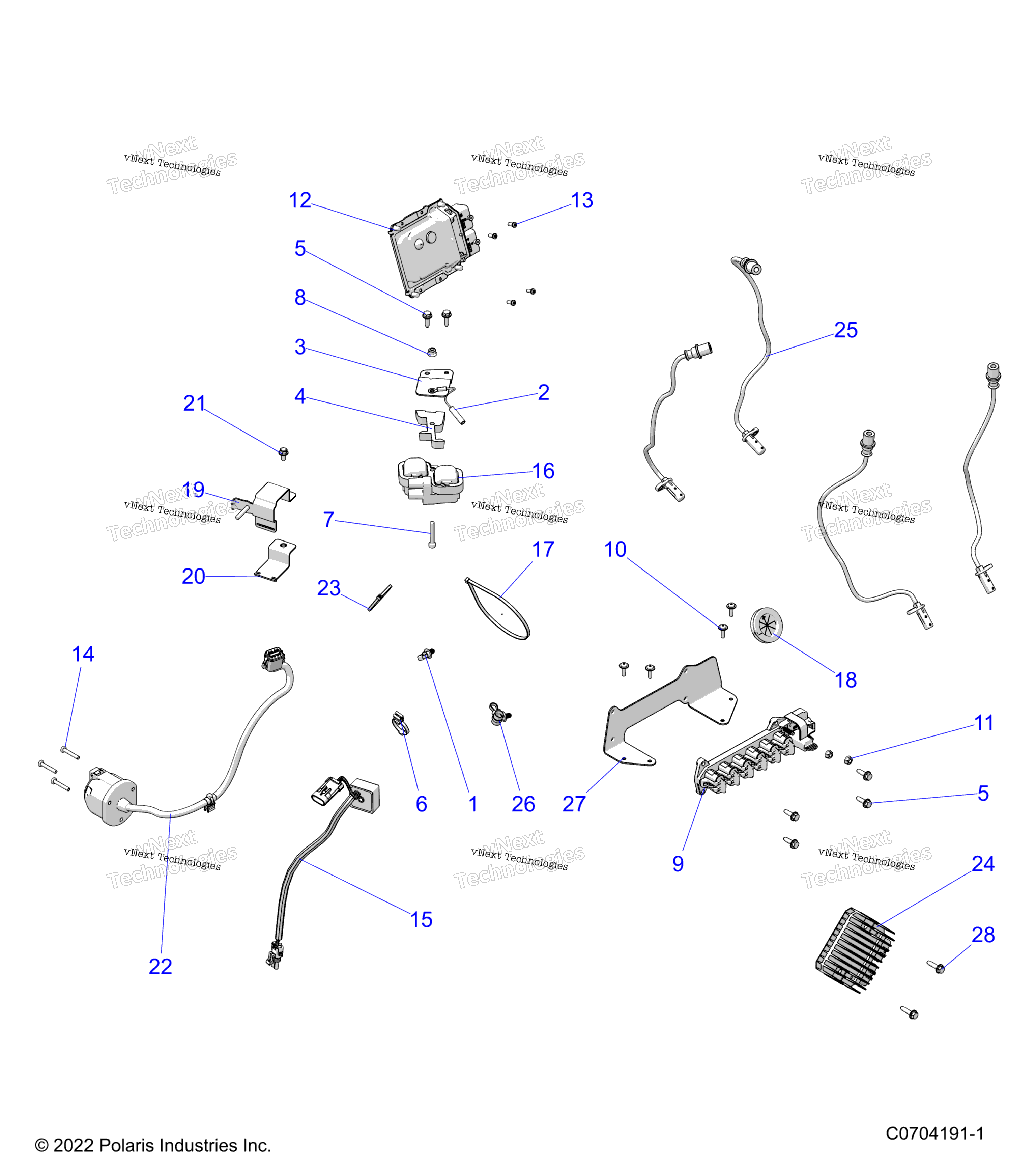 Electrical, провод Harness, Components