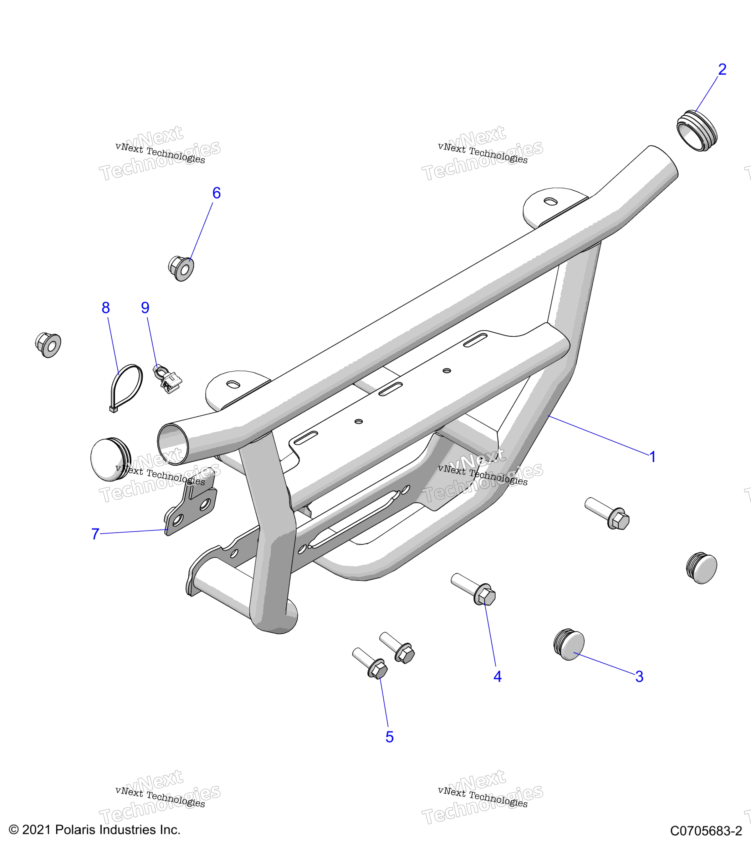 Chassis, передний Bumper G23gme99az / 99Bz