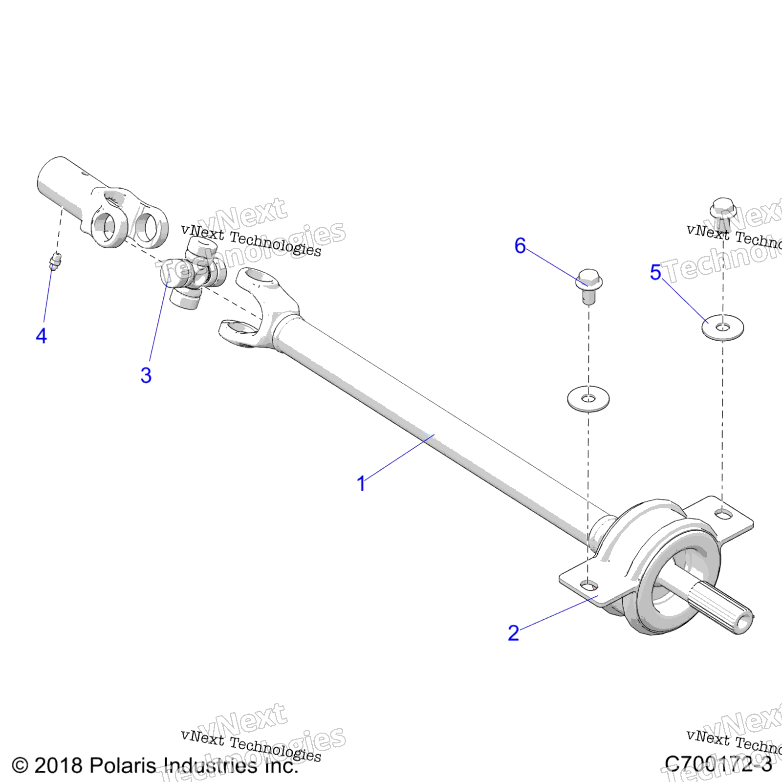 Привод Train, Mid Prop Shaft