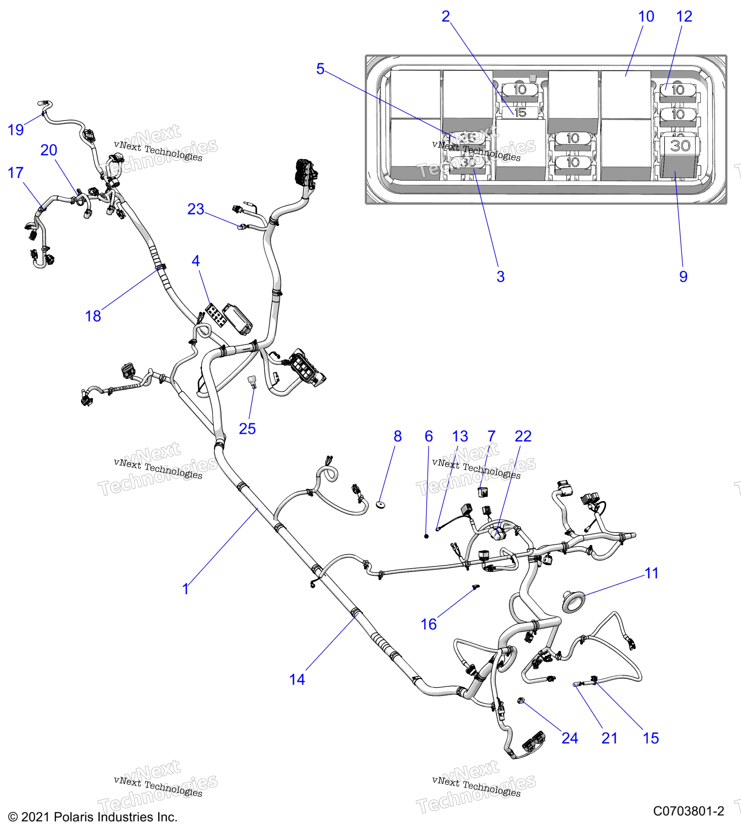 Electrical, провод Harnesses, Chassis