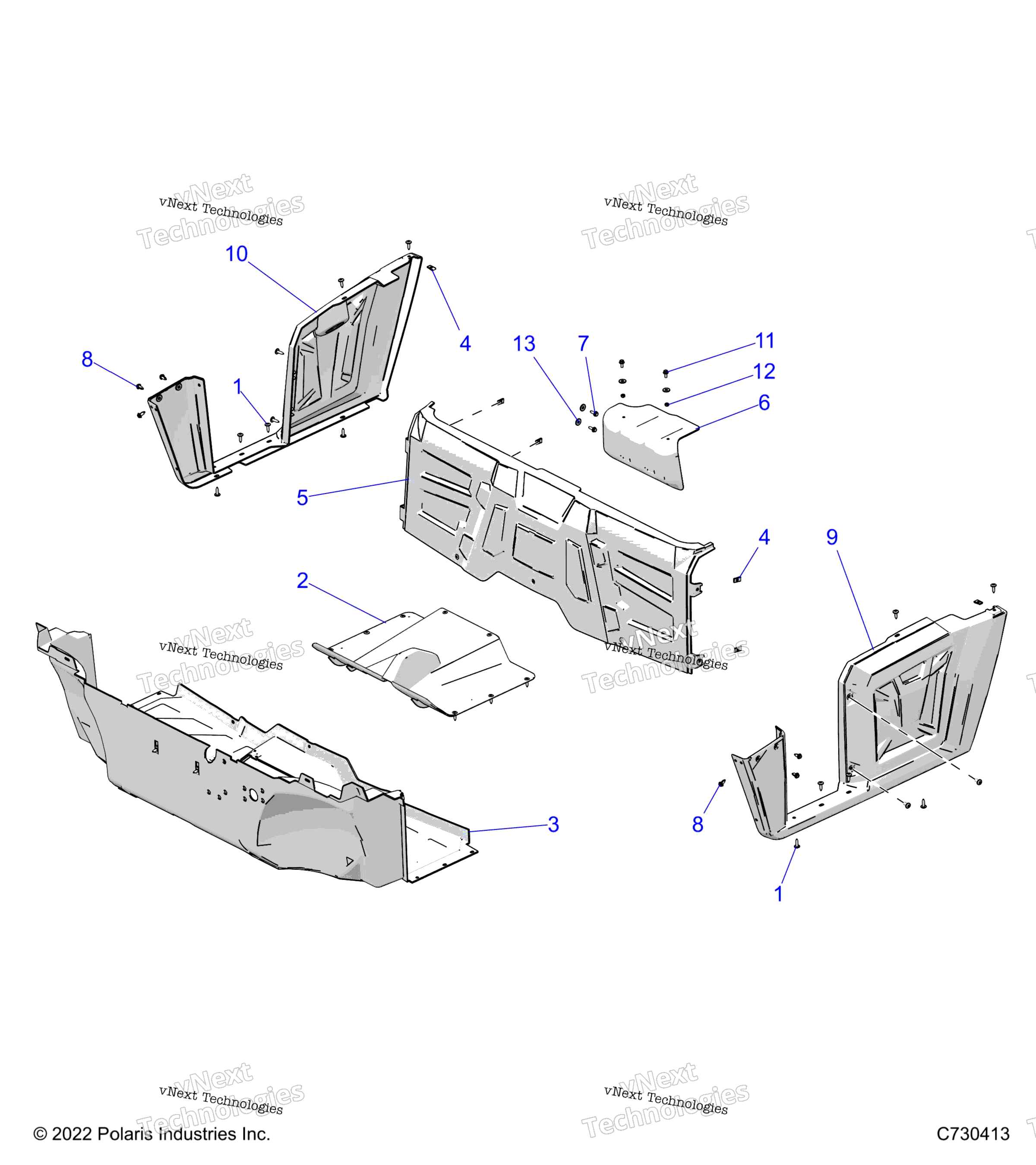 Body, пол & Fenders