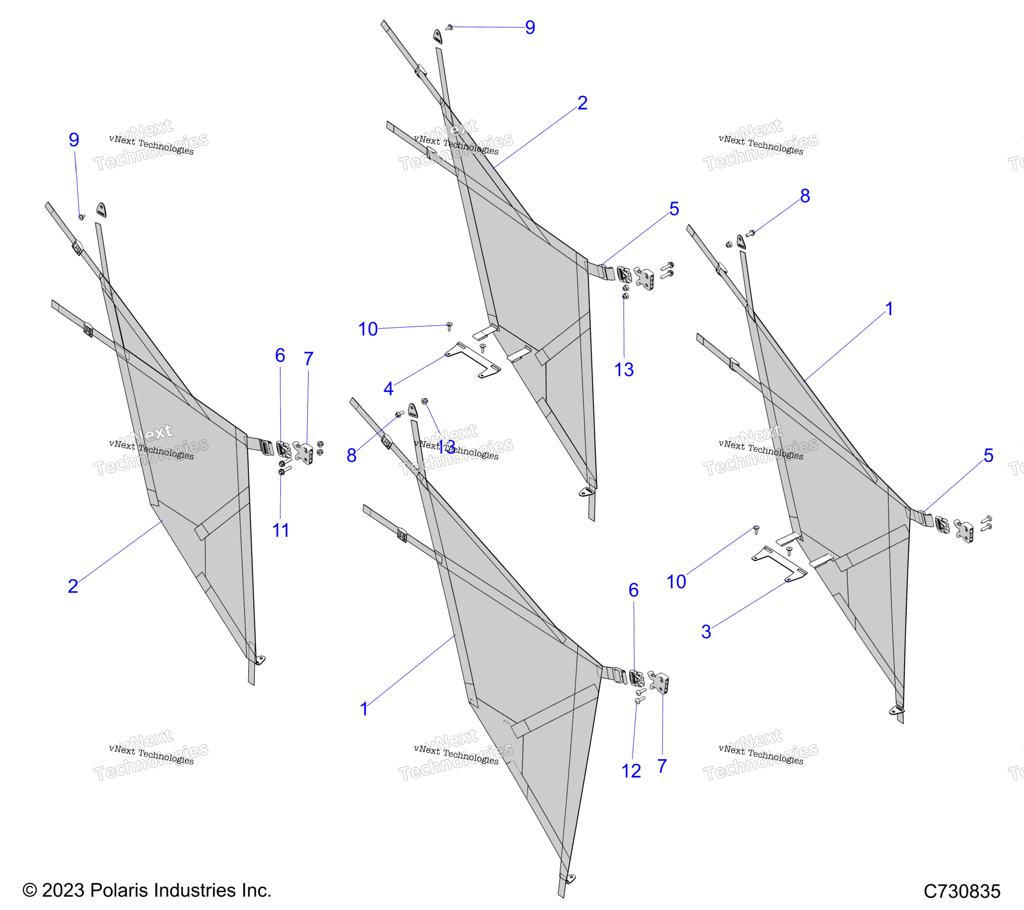 Body, Side Nets R23maa57b1 / Eb4 / B9