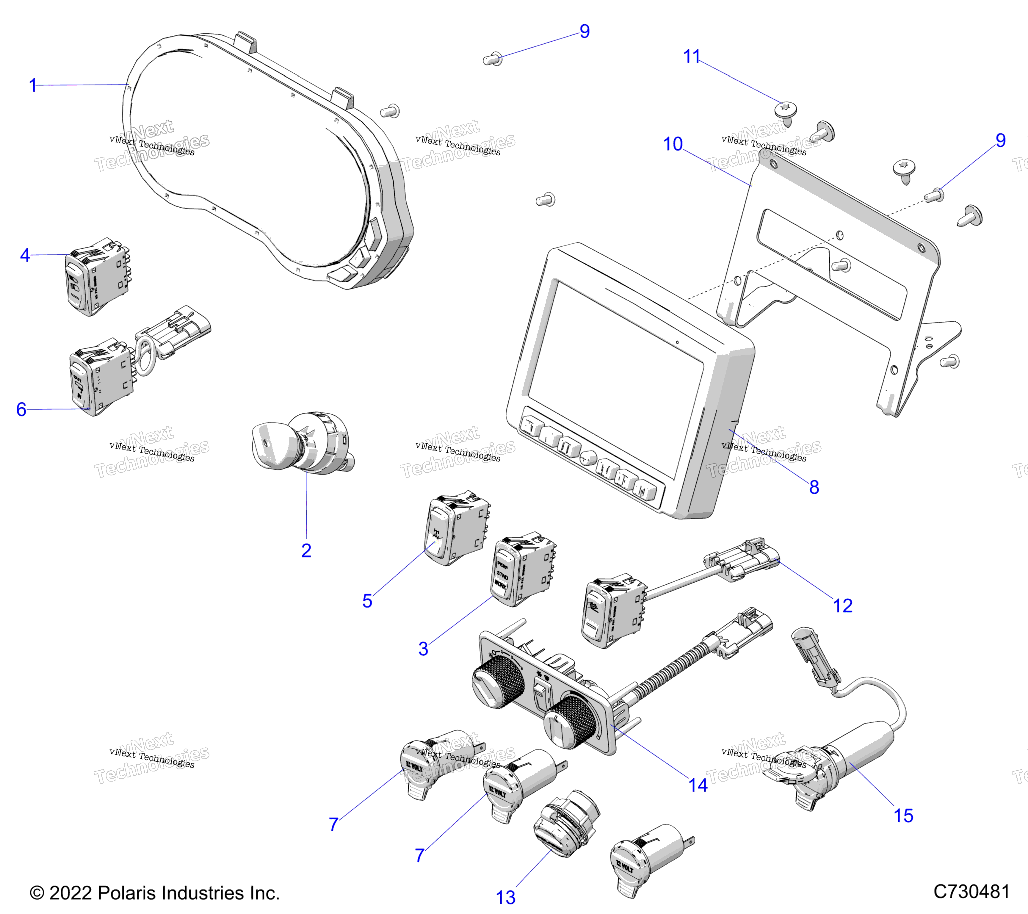 Electrical, панель Instruments