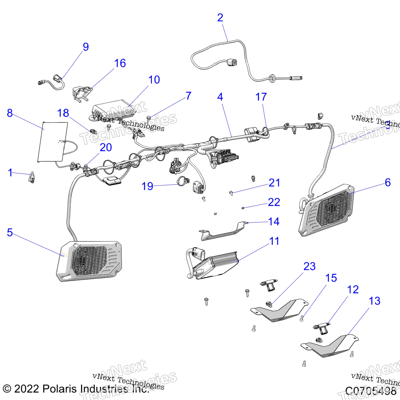 Electrical, панель Instruments Ride Command