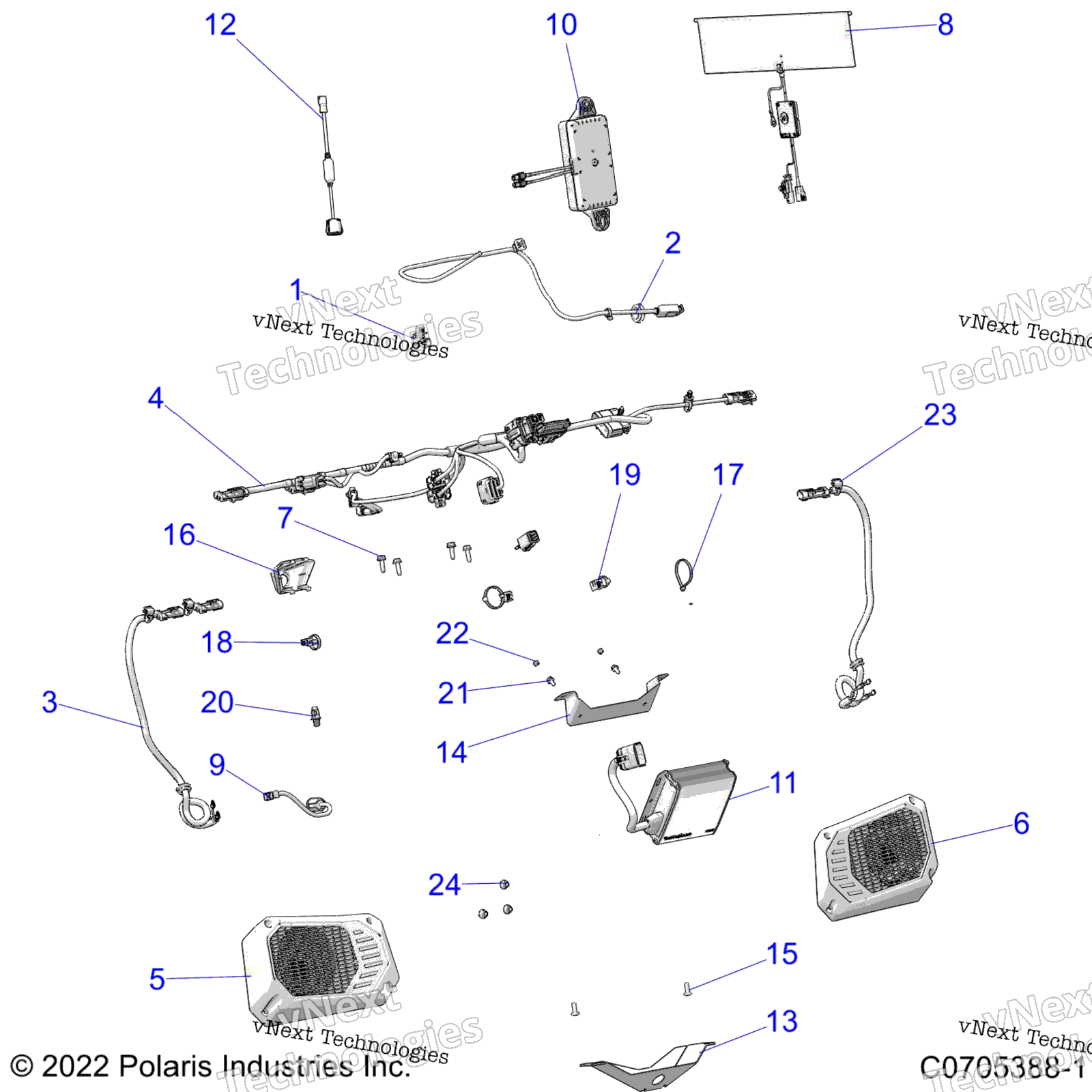 Electrical, панель Components, Ride Command