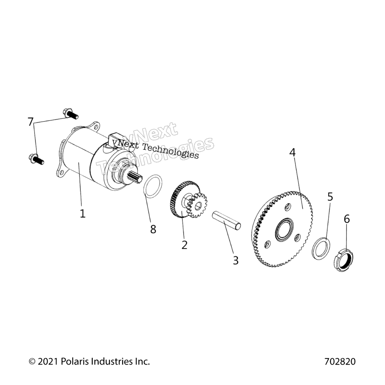 Двигатель, стартер Motor
