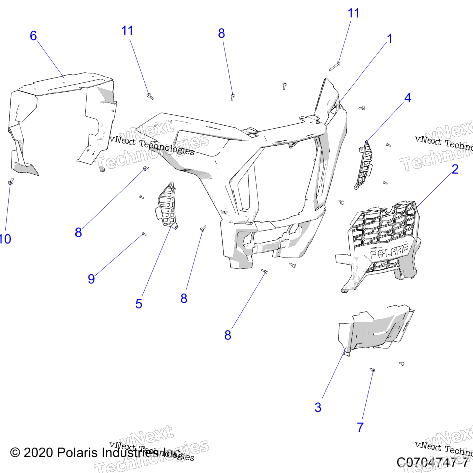 Body, передний Bumper